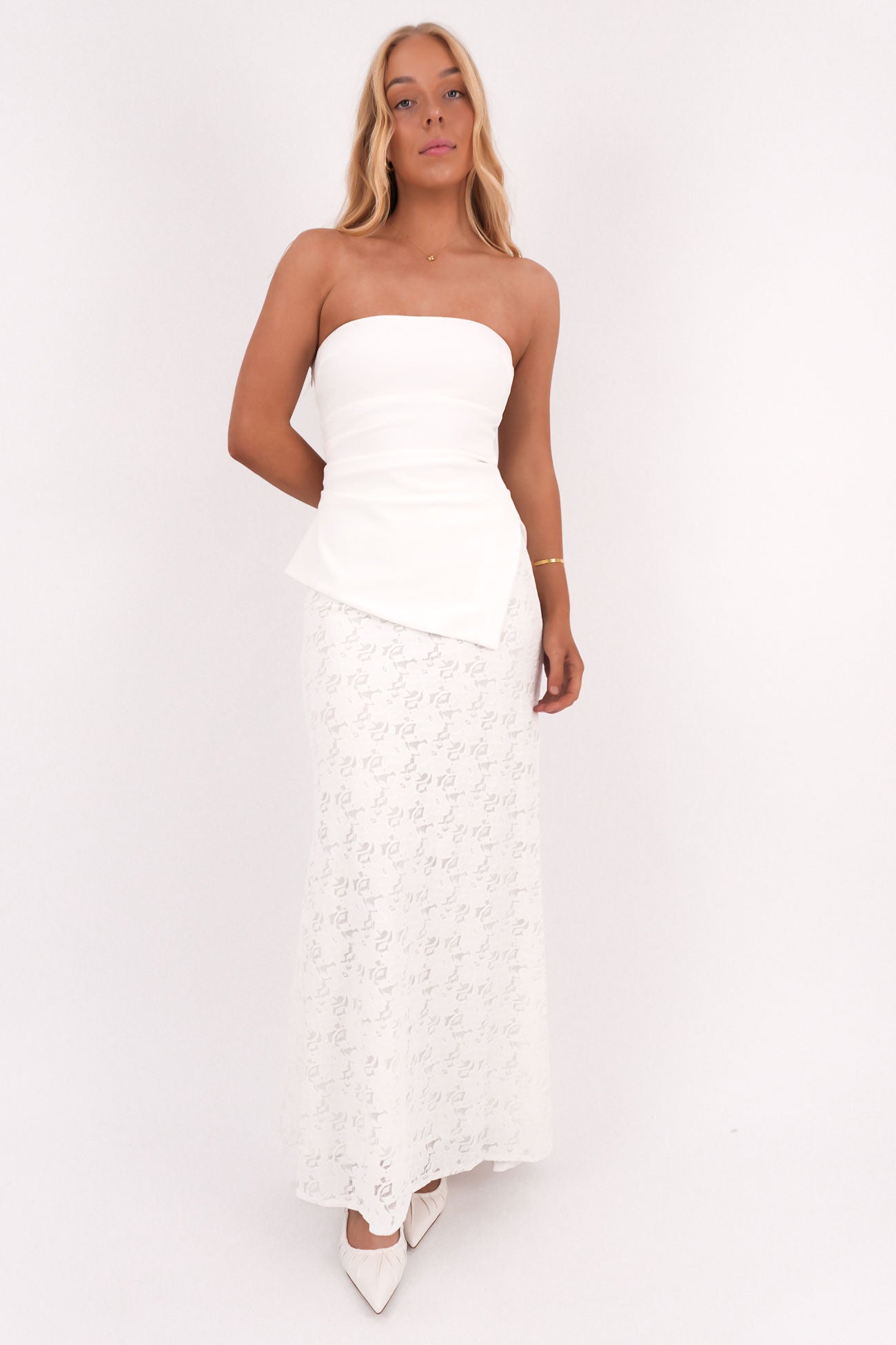 Charli Set White