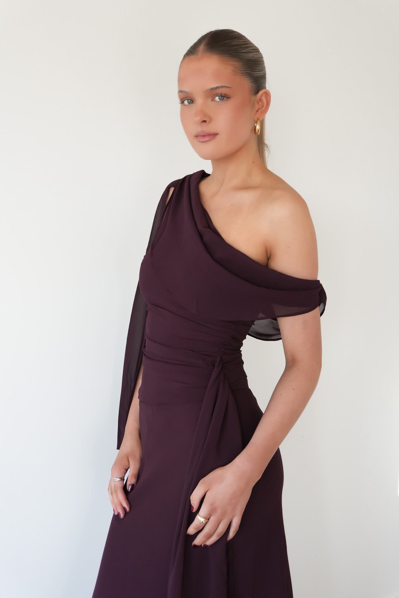 Charmen Maxi Dress Plum