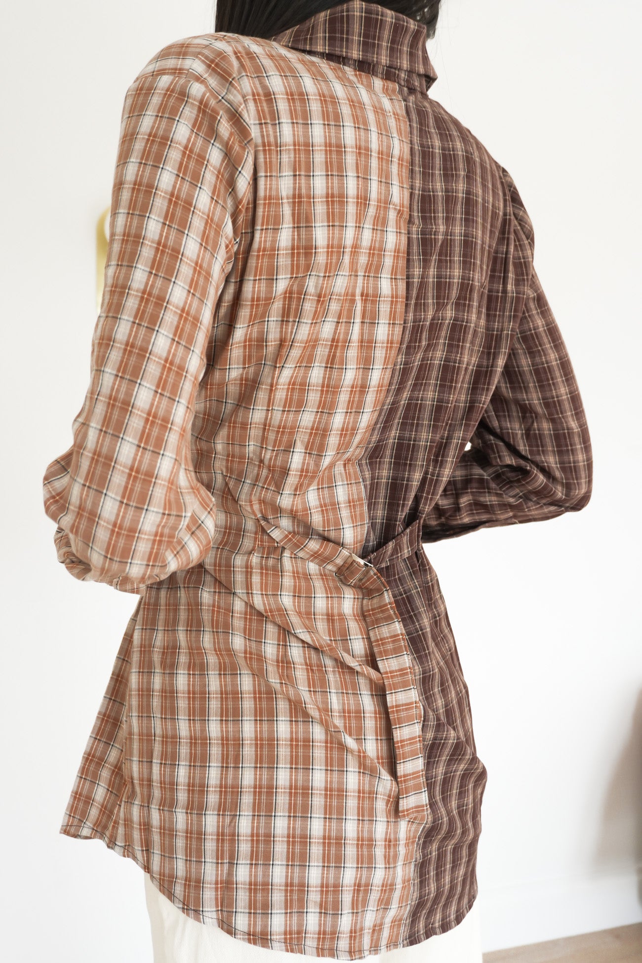 Chelsea Shirt Brown Plaid