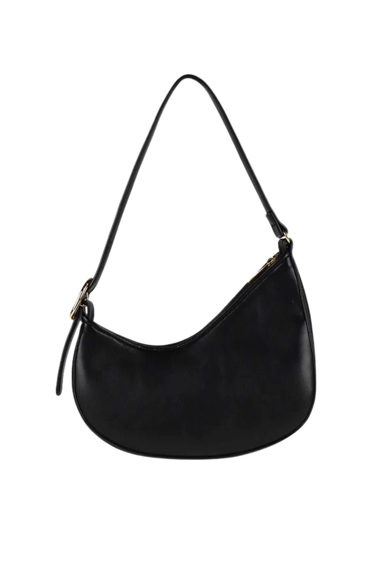 Cinder Bag Black PU Gold