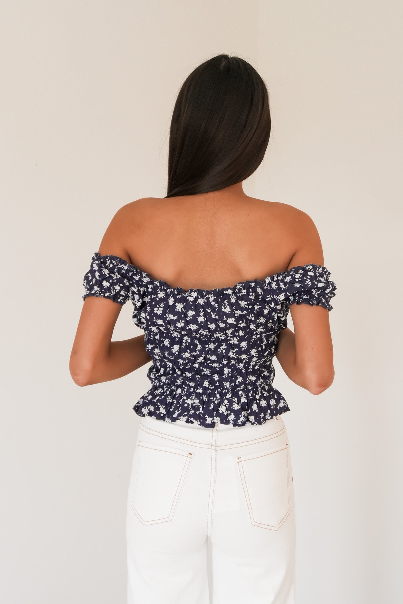 Clarabelle Floral Top Print