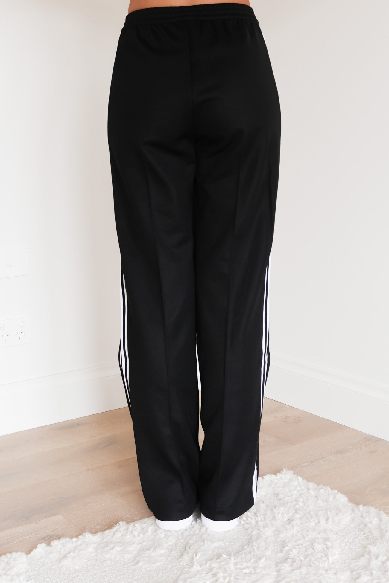 Classic Track Pant Black White