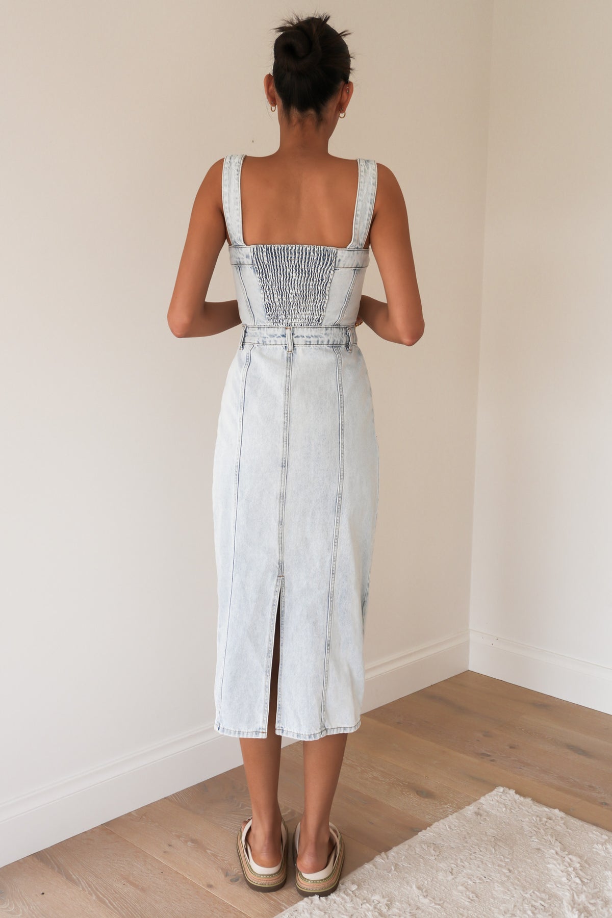 Coco Midi Dress Bleach