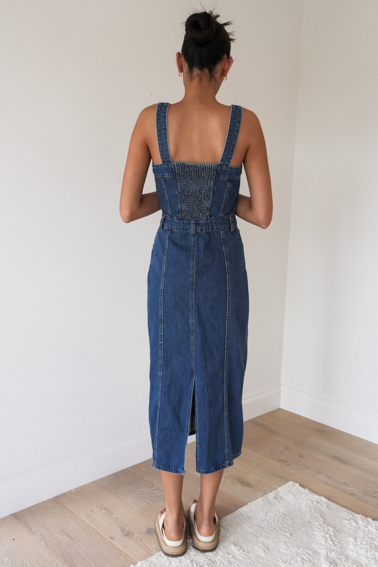 Coco Midi Dress Heritage Blue