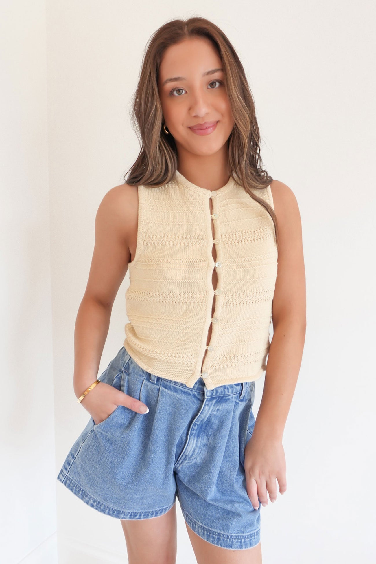 Coen Knit Top Vanilla