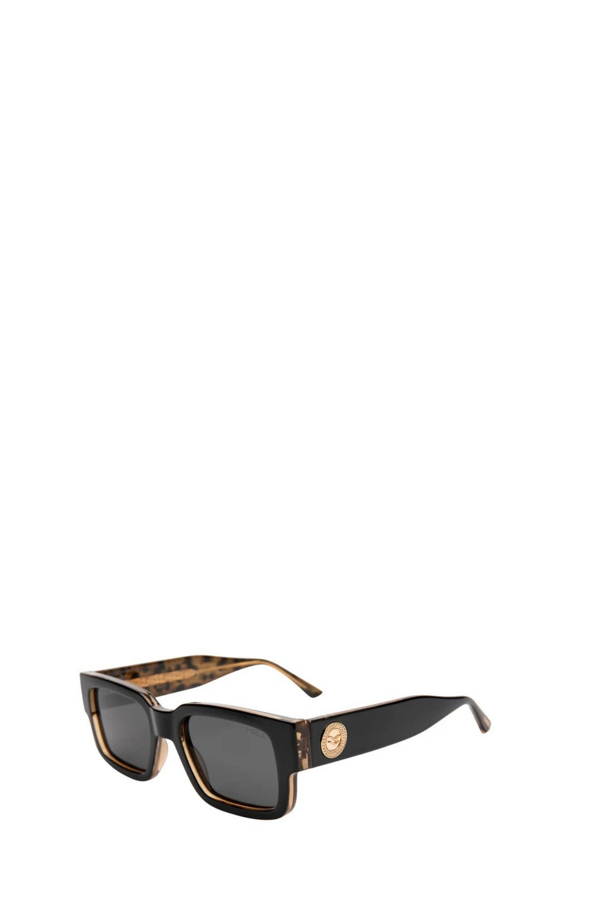 Cole Houshmand Sunglasses Black Leopard Smoke Polarised