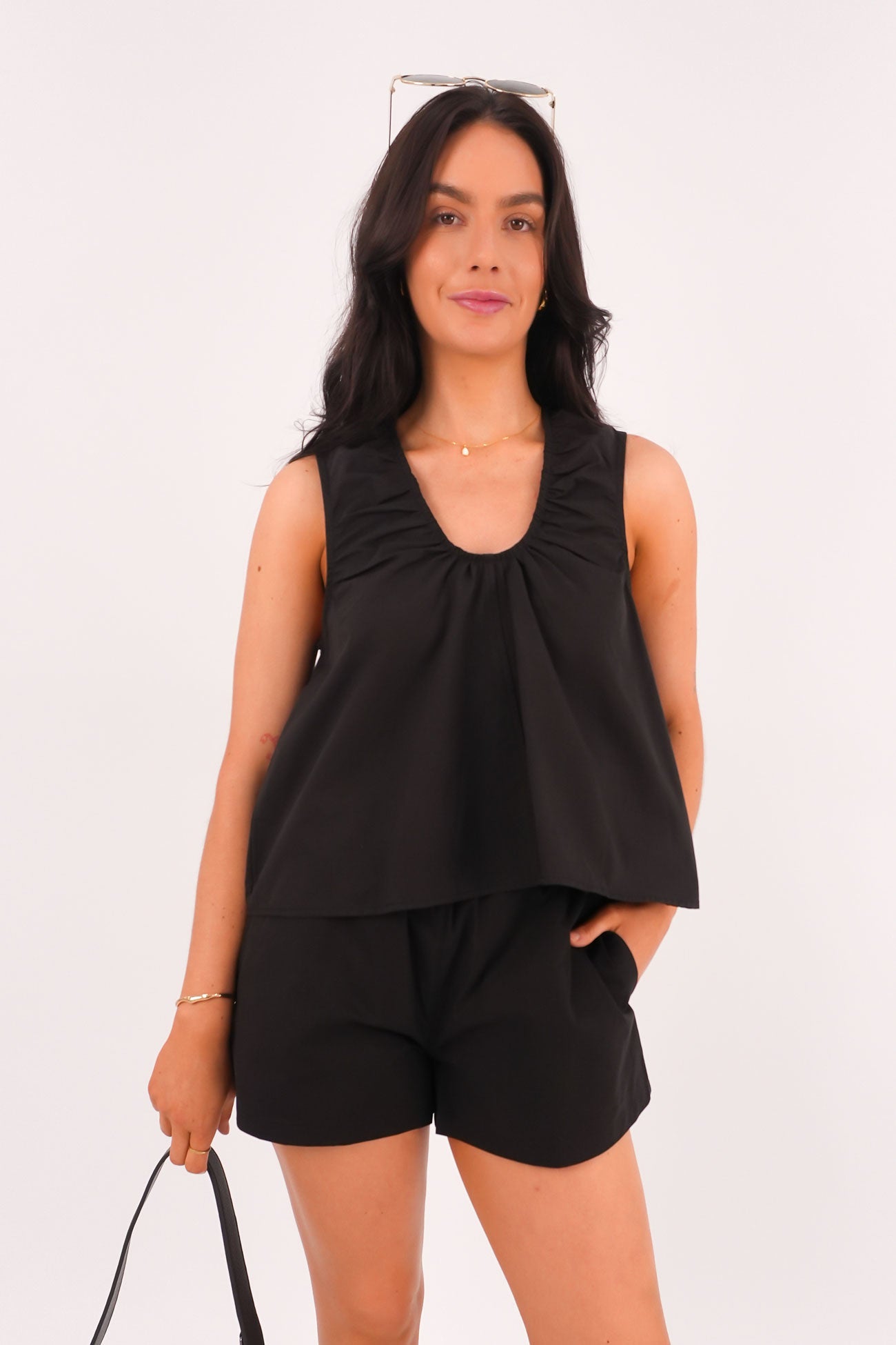 Collins Top Black
