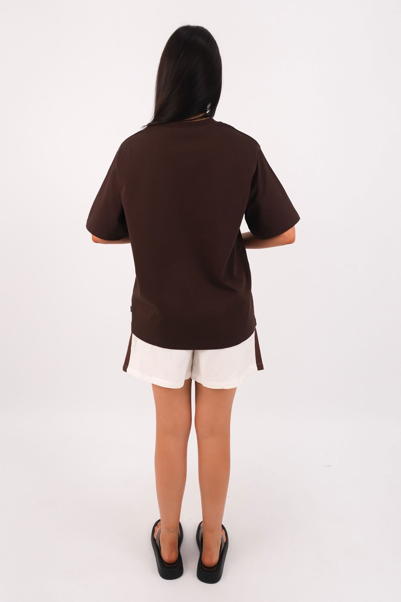 Core Oversized Tee Chocolate