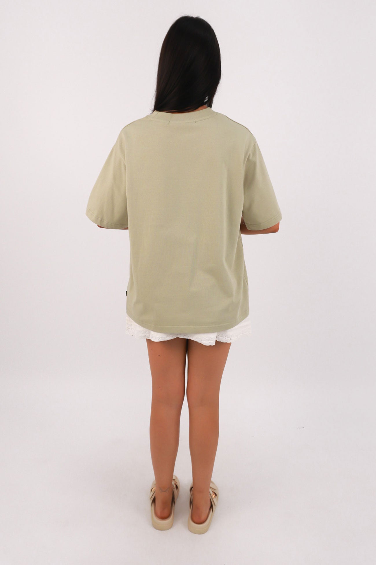 Core Oversized Tee Khaki