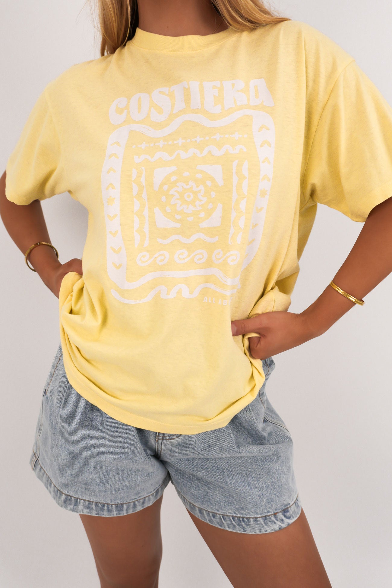 Costiera Relaxed Tee Yellow