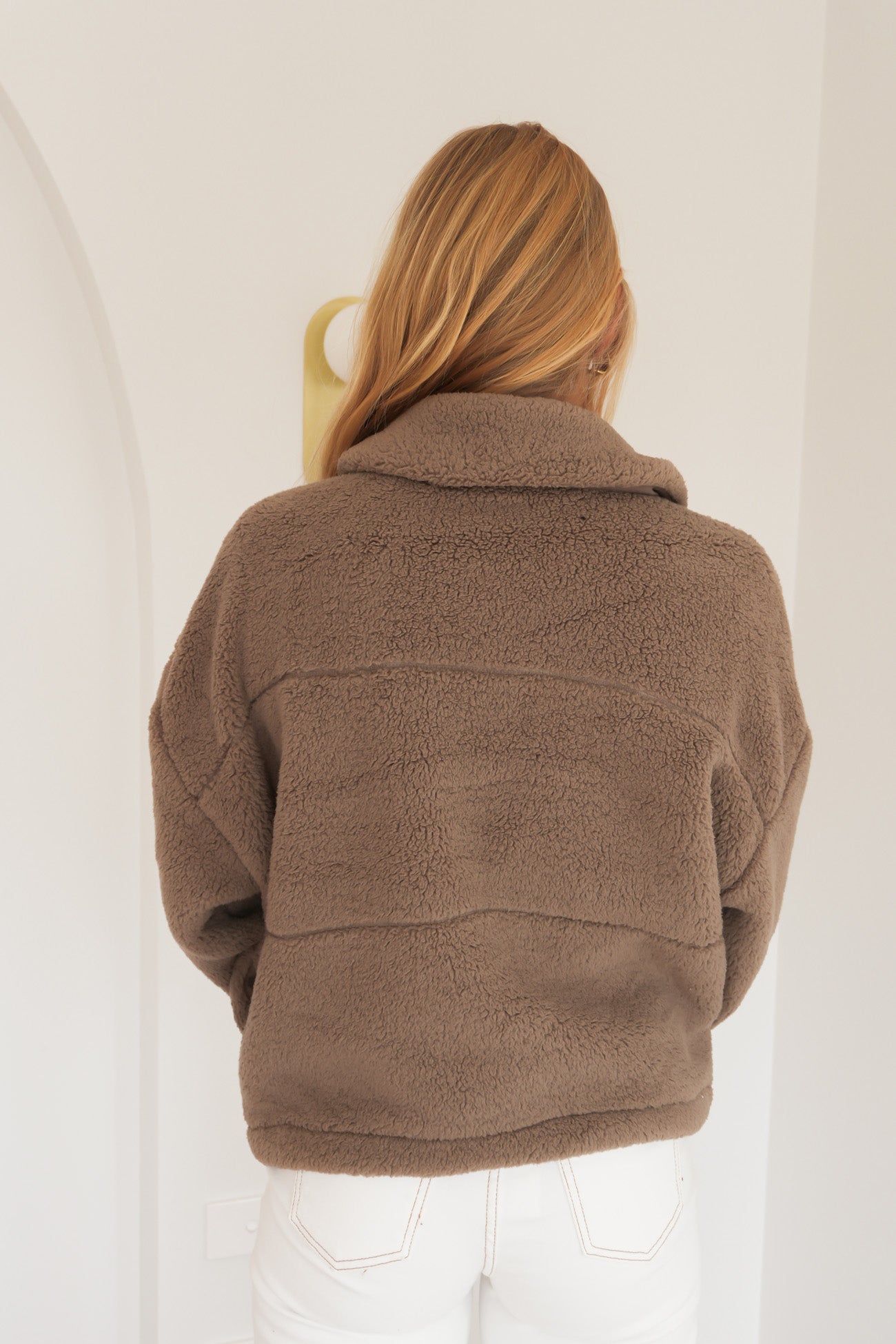 Cosy Club Teddy Jacket Mocha