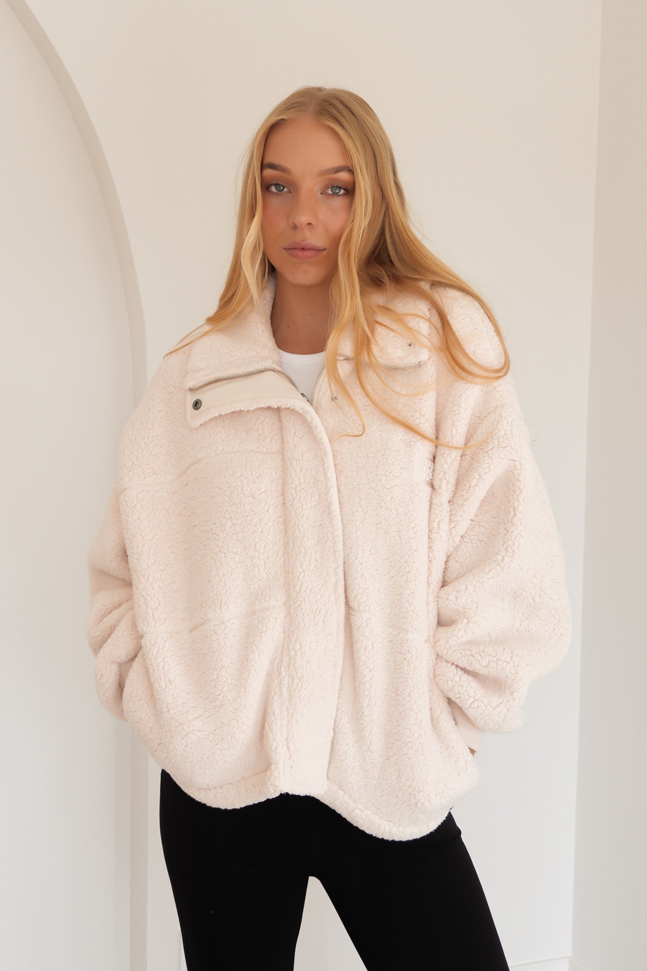 Cosy Club Teddy Jacket Vanilla