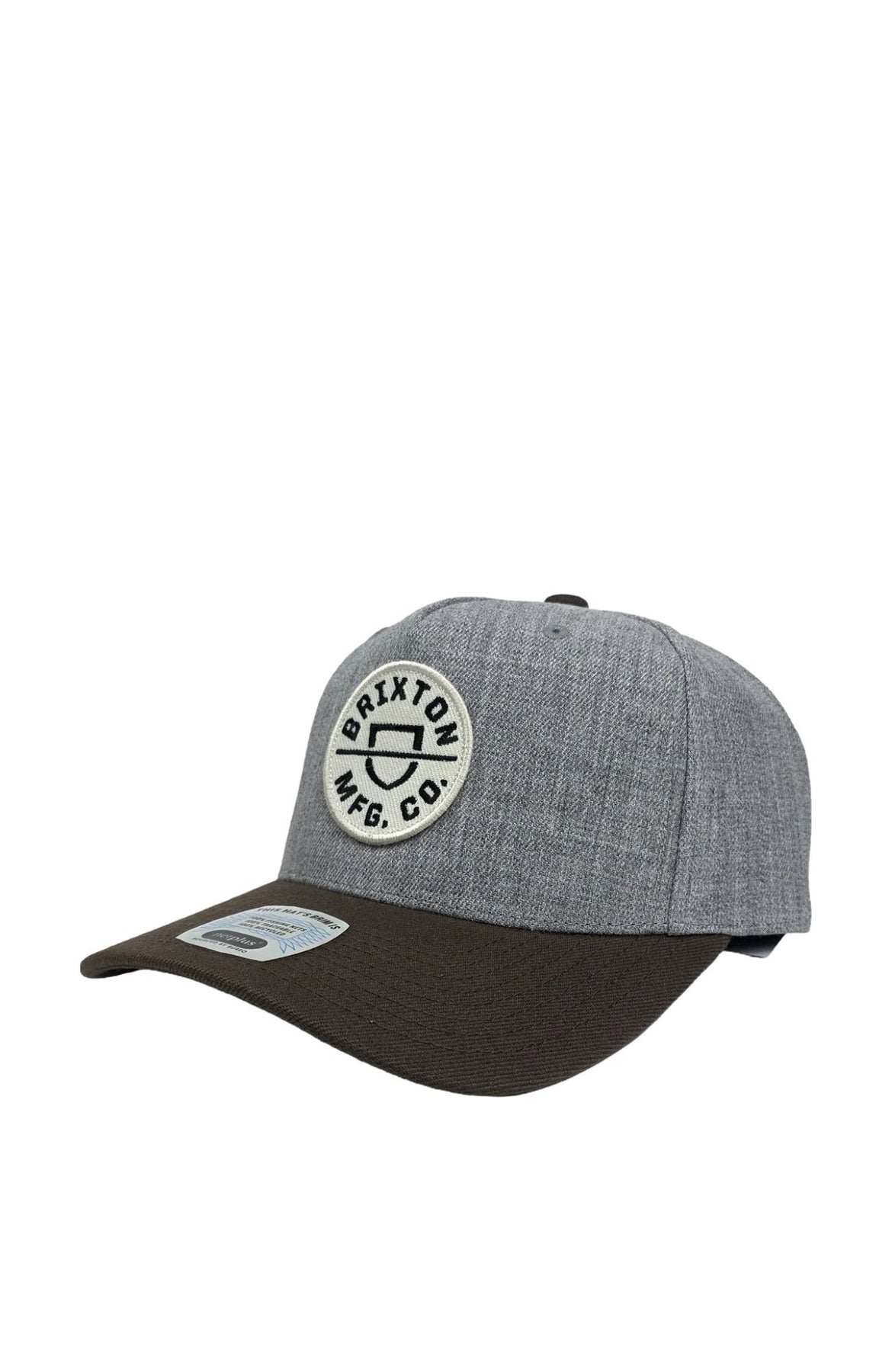 Crest-C-MP-Snapback-Heather-Grey-Pinecone-Brown