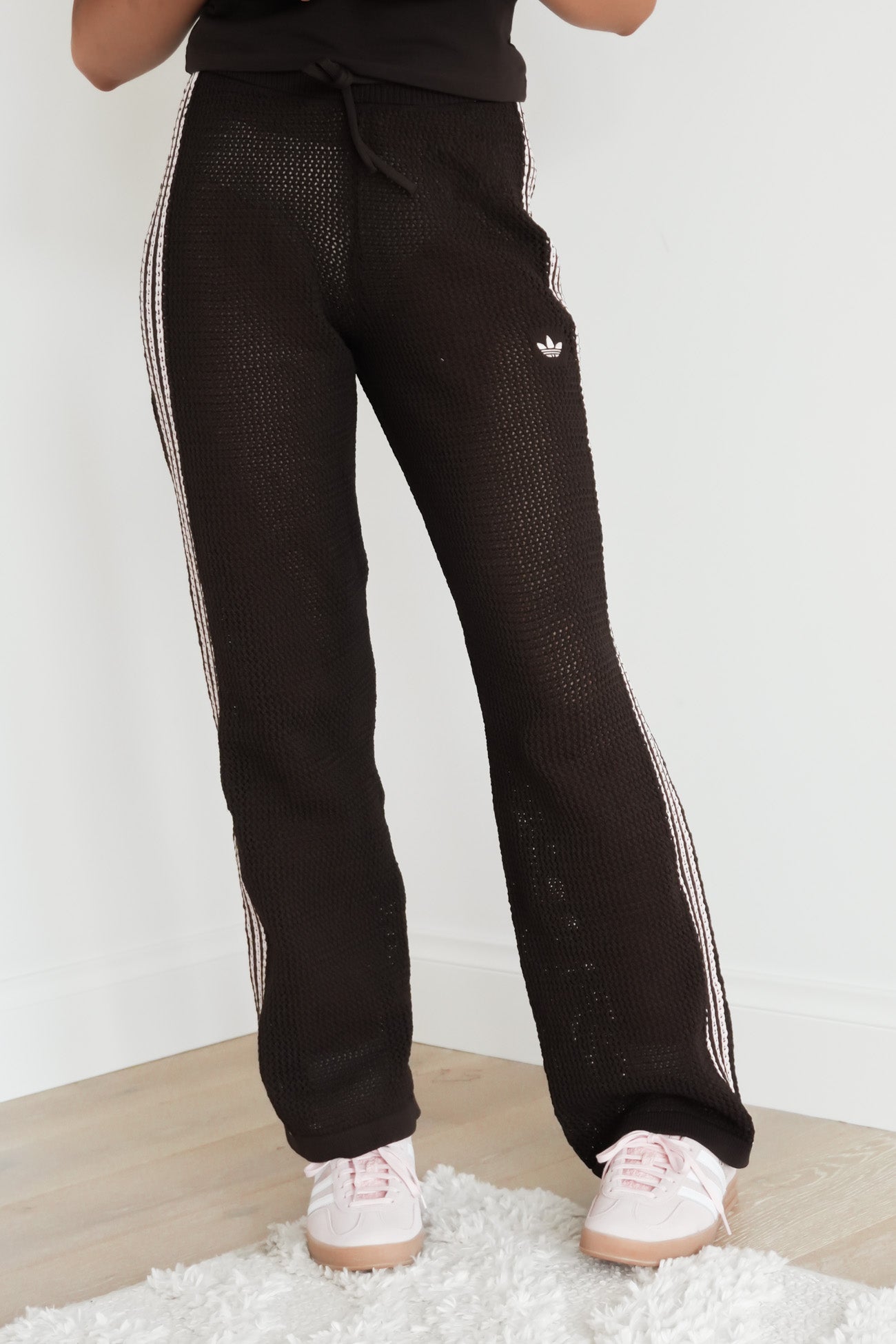 Crochet Track Pant Aurora Coffee