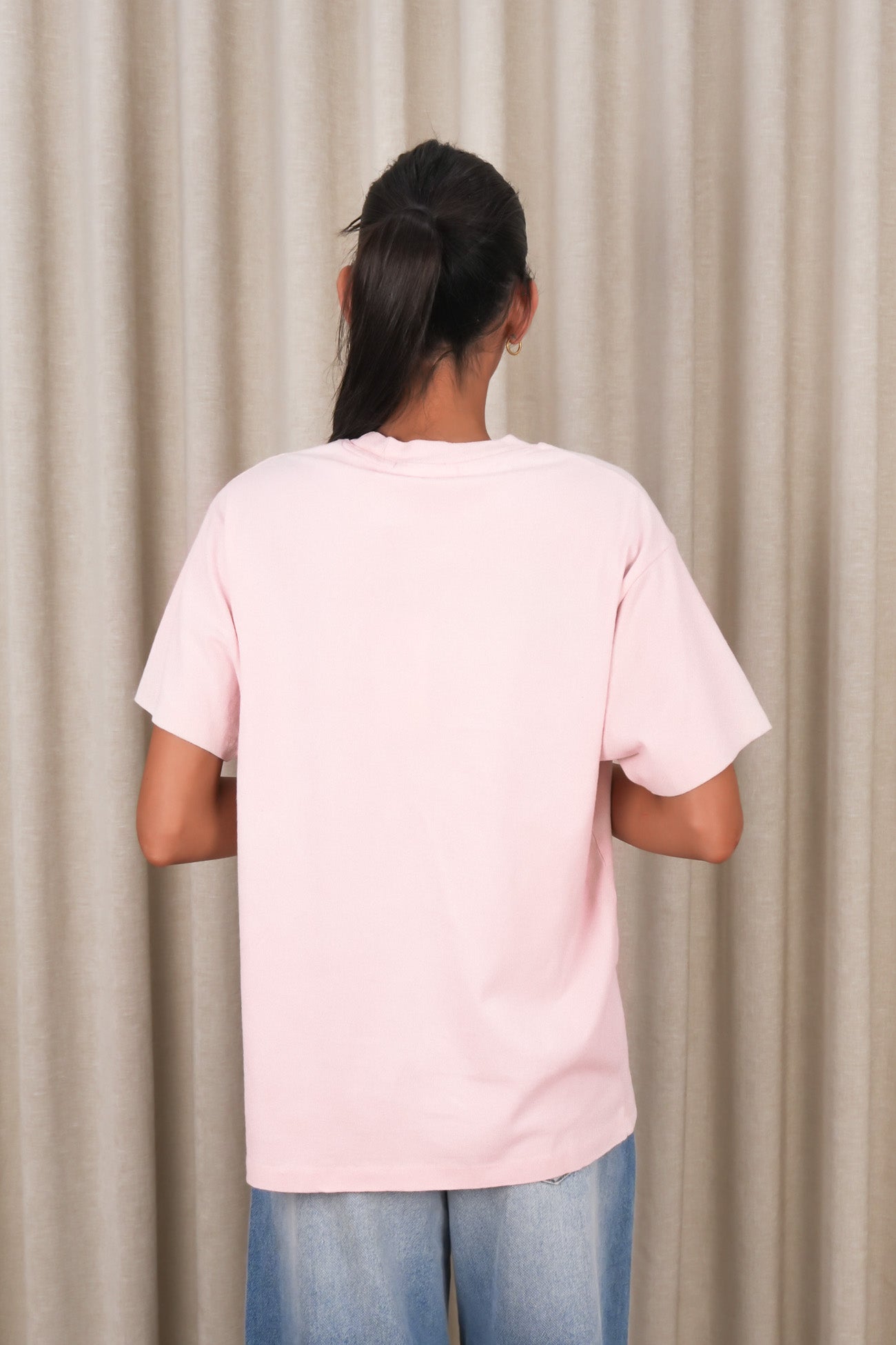 New York Diner Relaxed Tee Pink