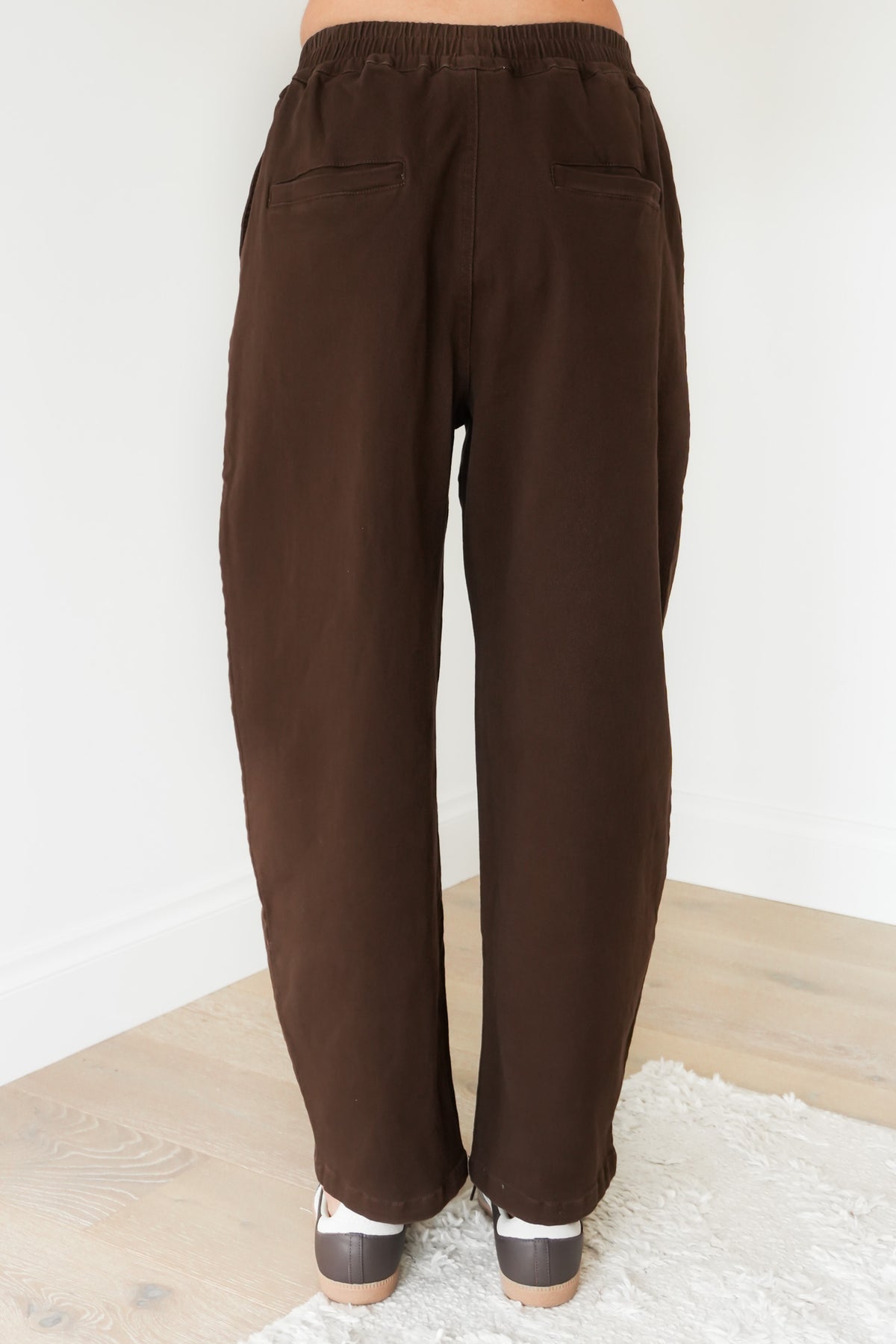 Torie Tapered Denim Pant Chocolate