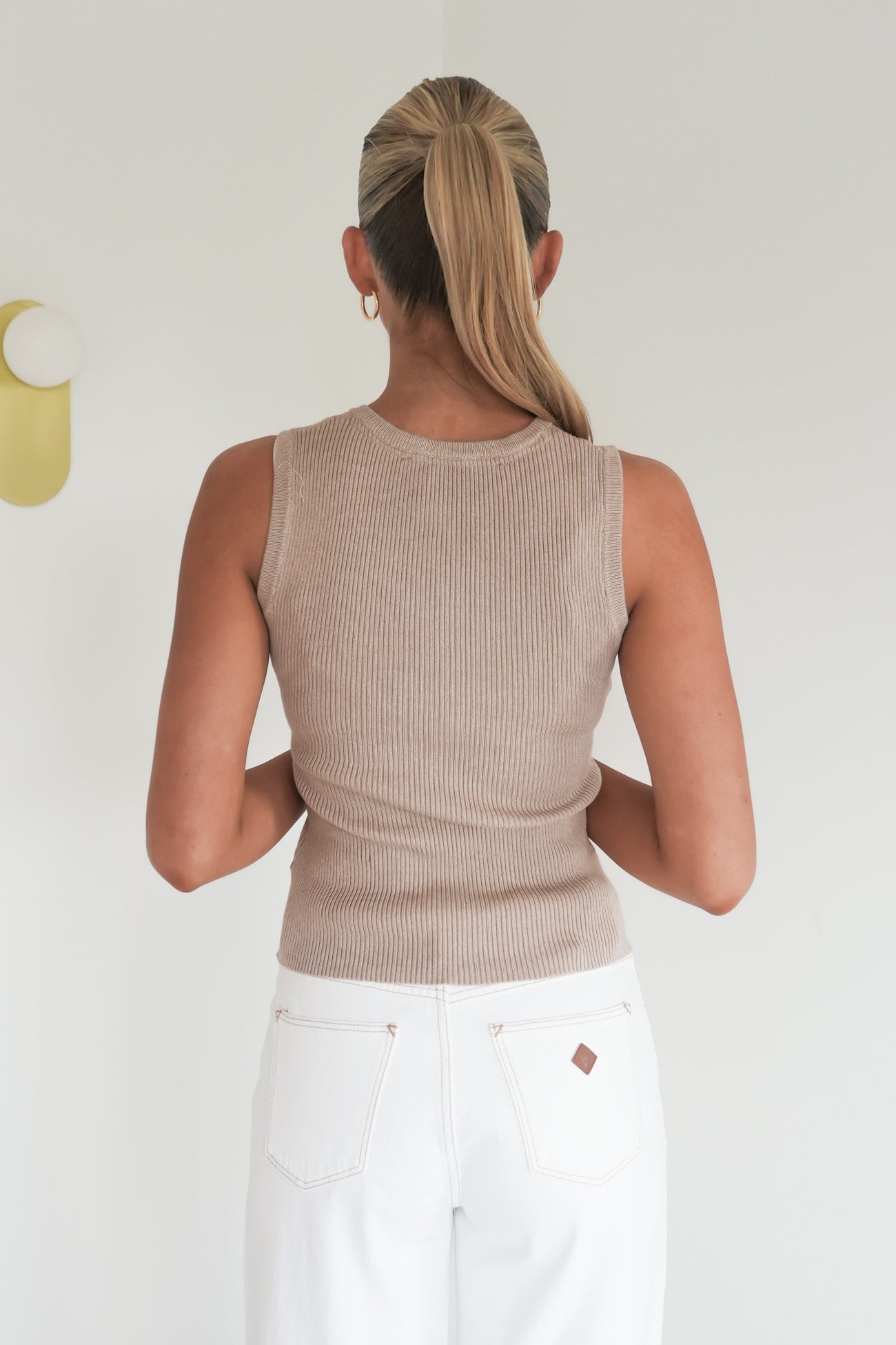 Marleigh Knit Tank Oat
