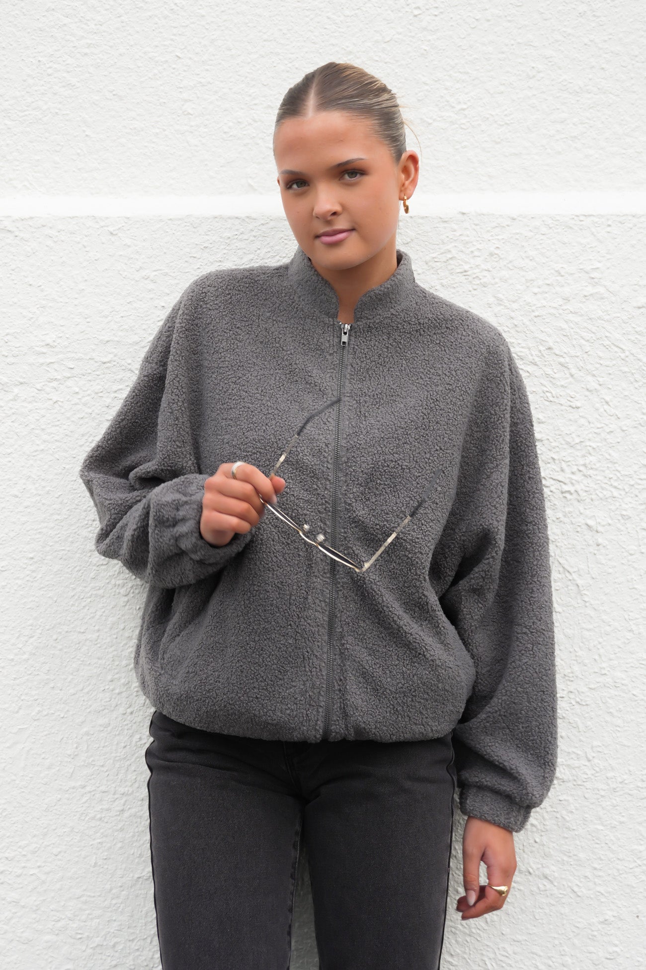 Knox Bomber Jacket Grey