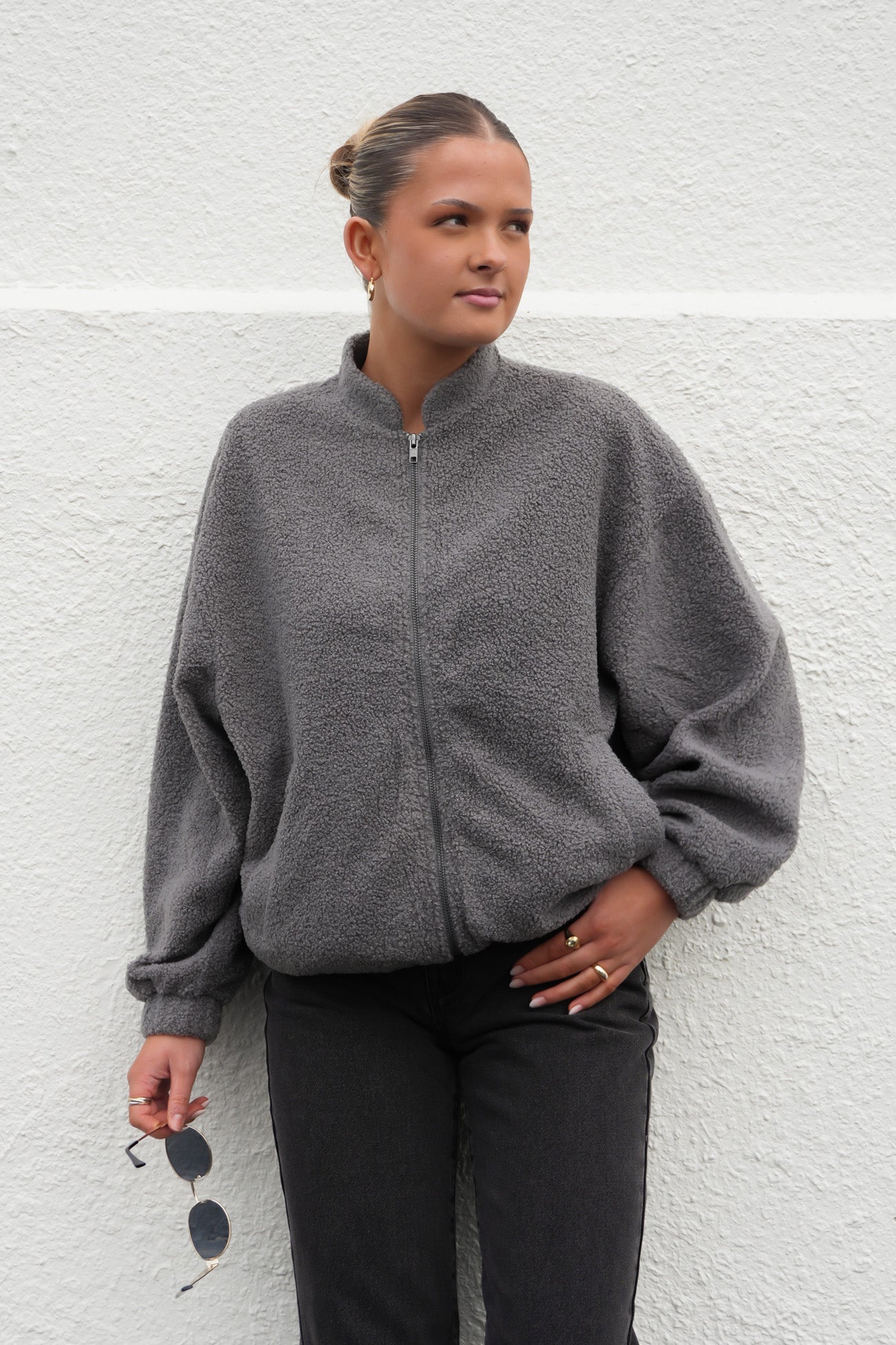 Knox Bomber Jacket Grey