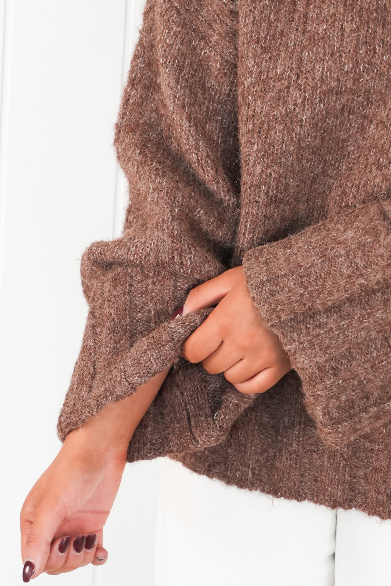 Mabel Knit Jumper Chocolate