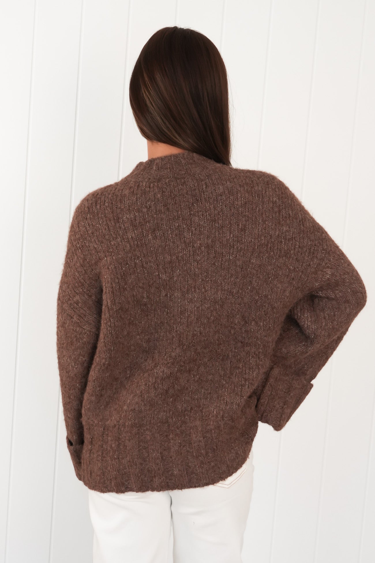 Mabel Knit Jumper Chocolate