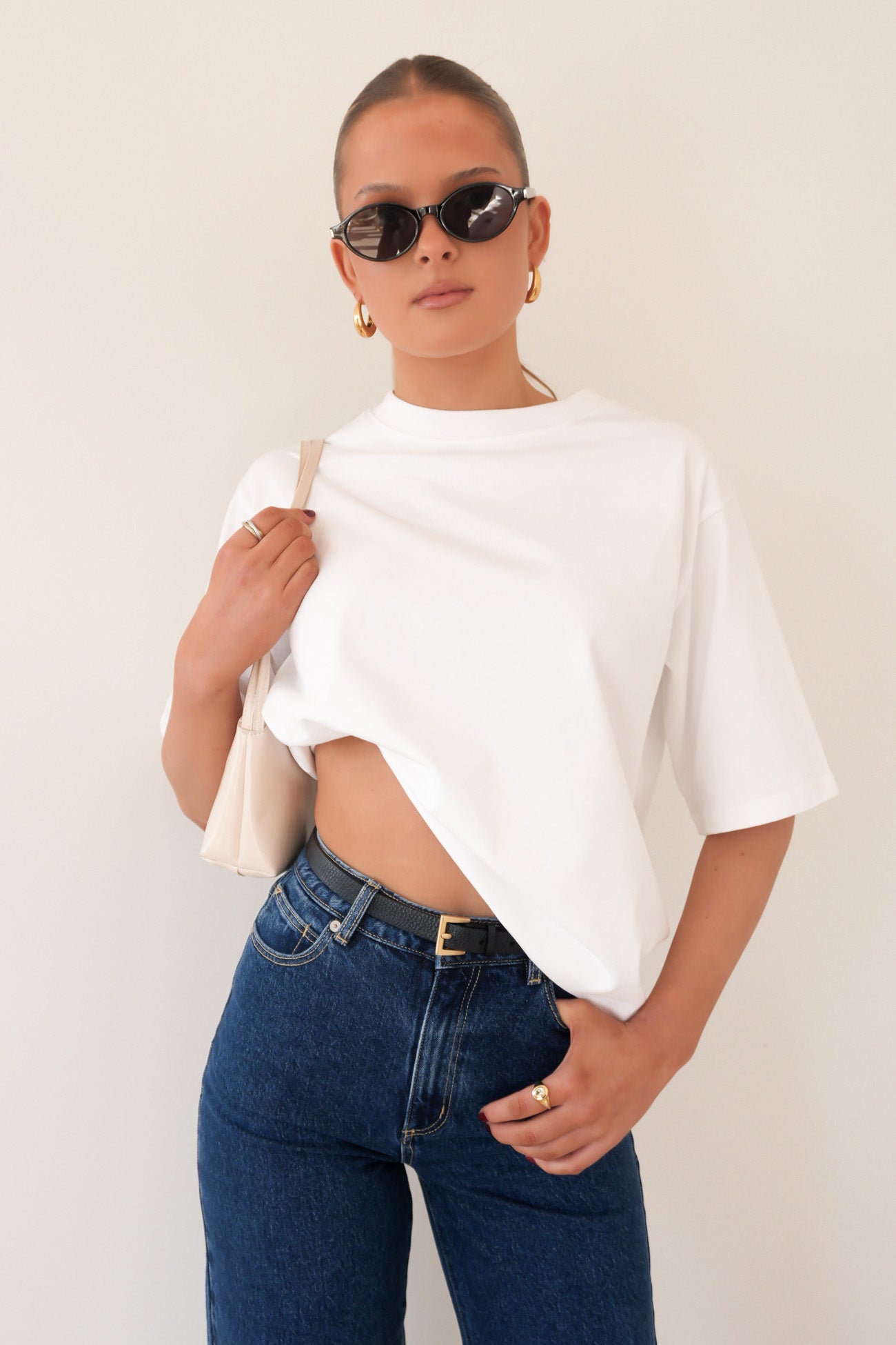 Noah Oversized Tee White