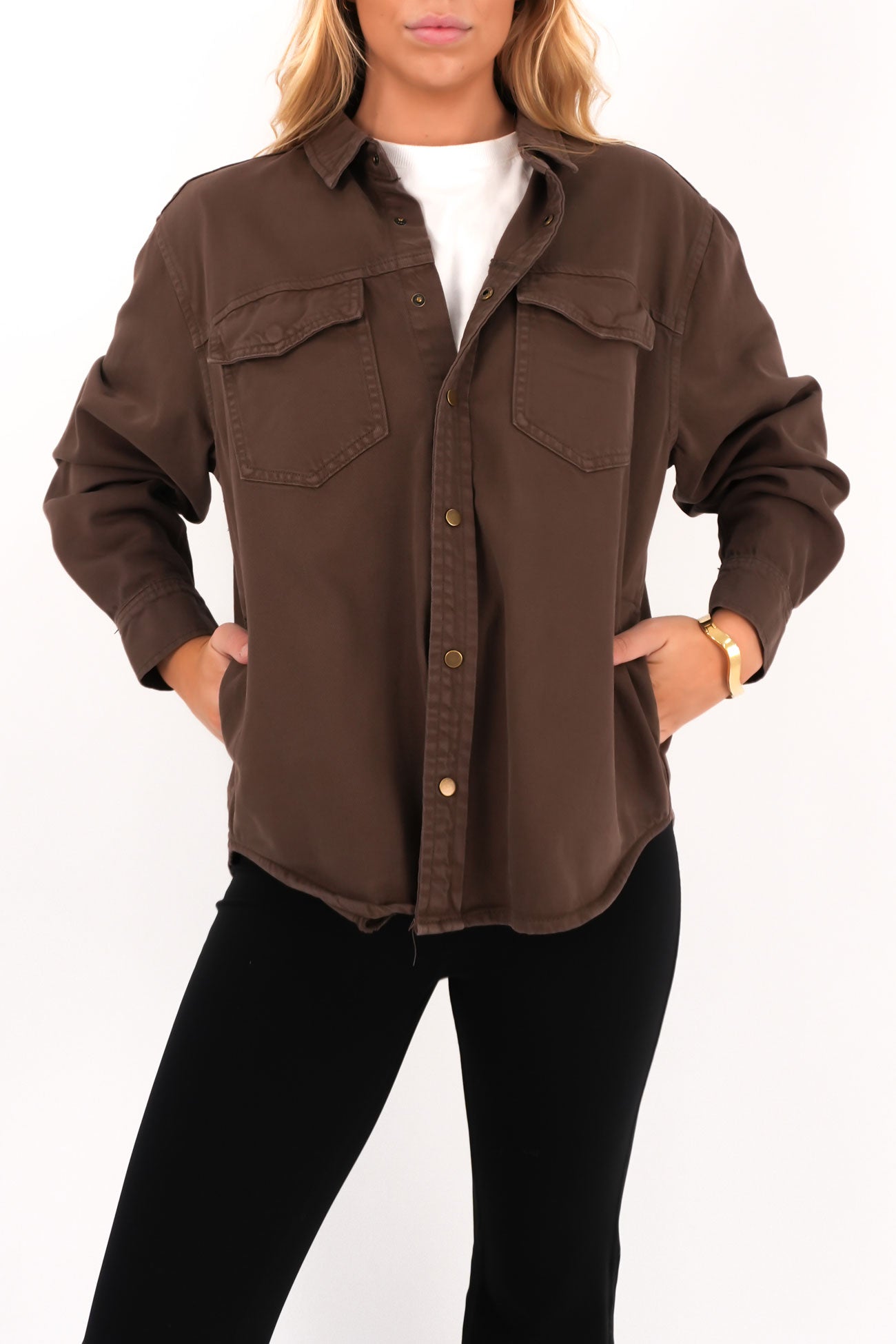 Daisy Overshirt Chocolate