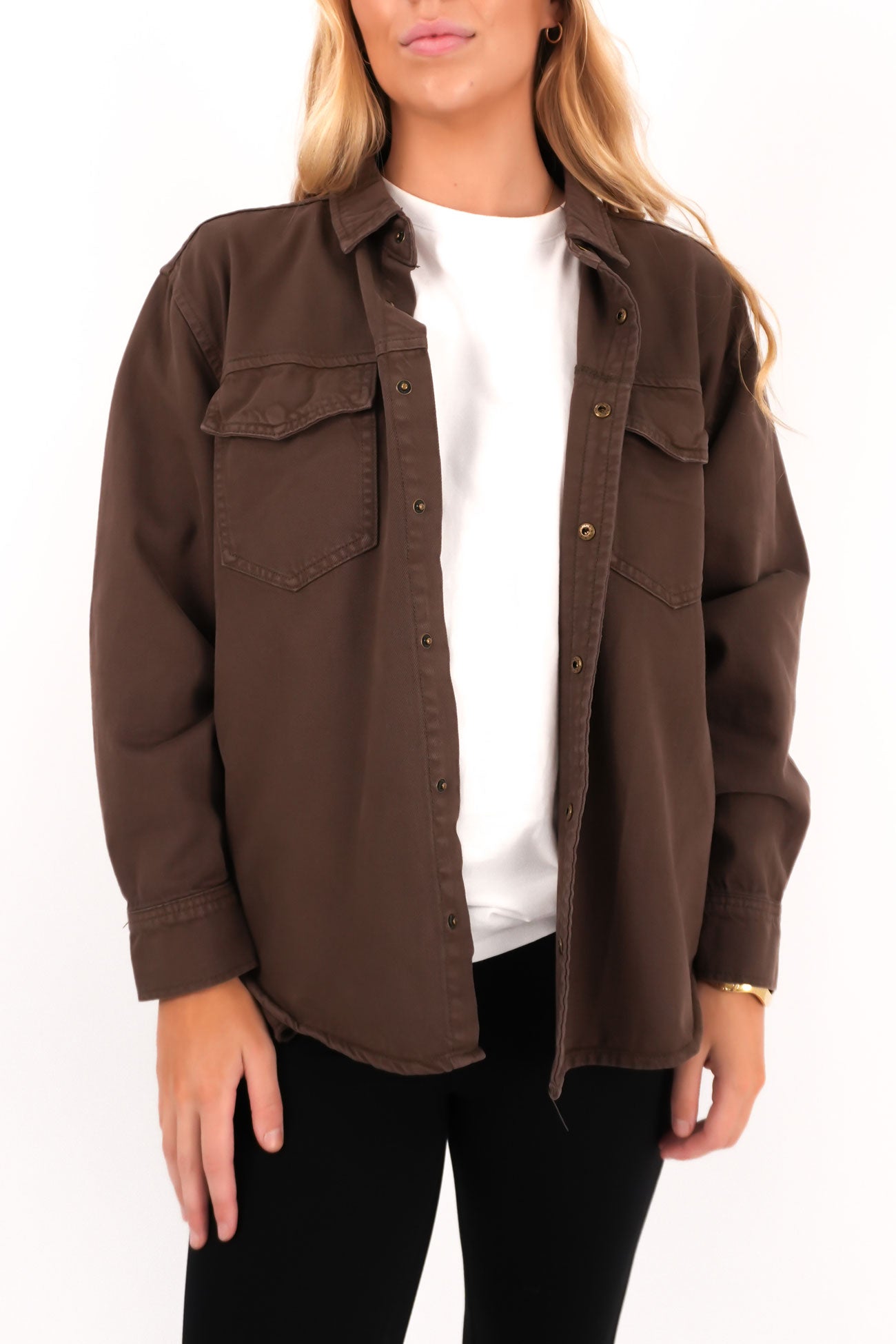 Daisy Overshirt Chocolate