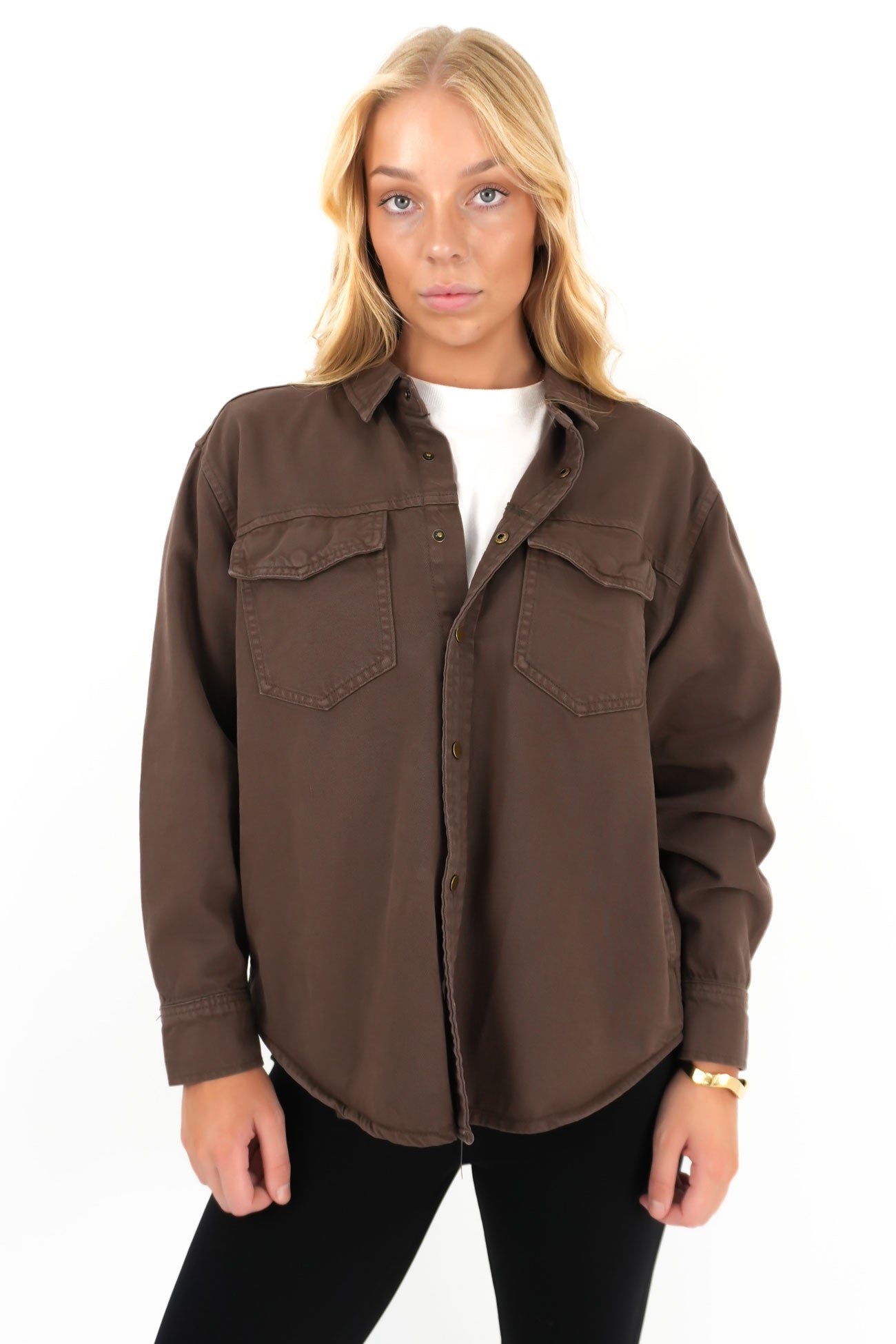 Daisy Overshirt Chocolate