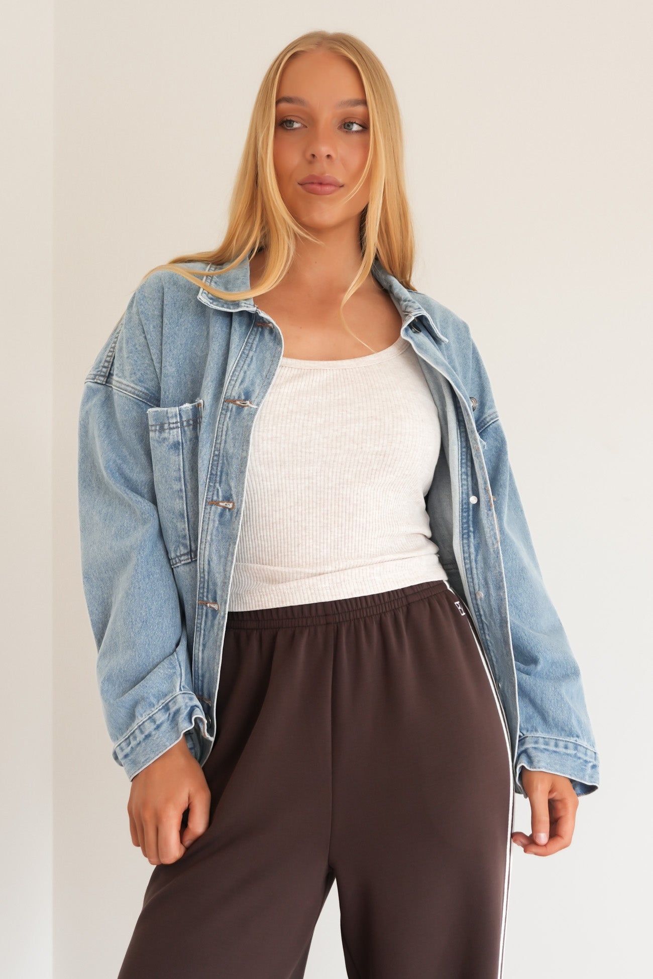 Dale Shacket Light Blue