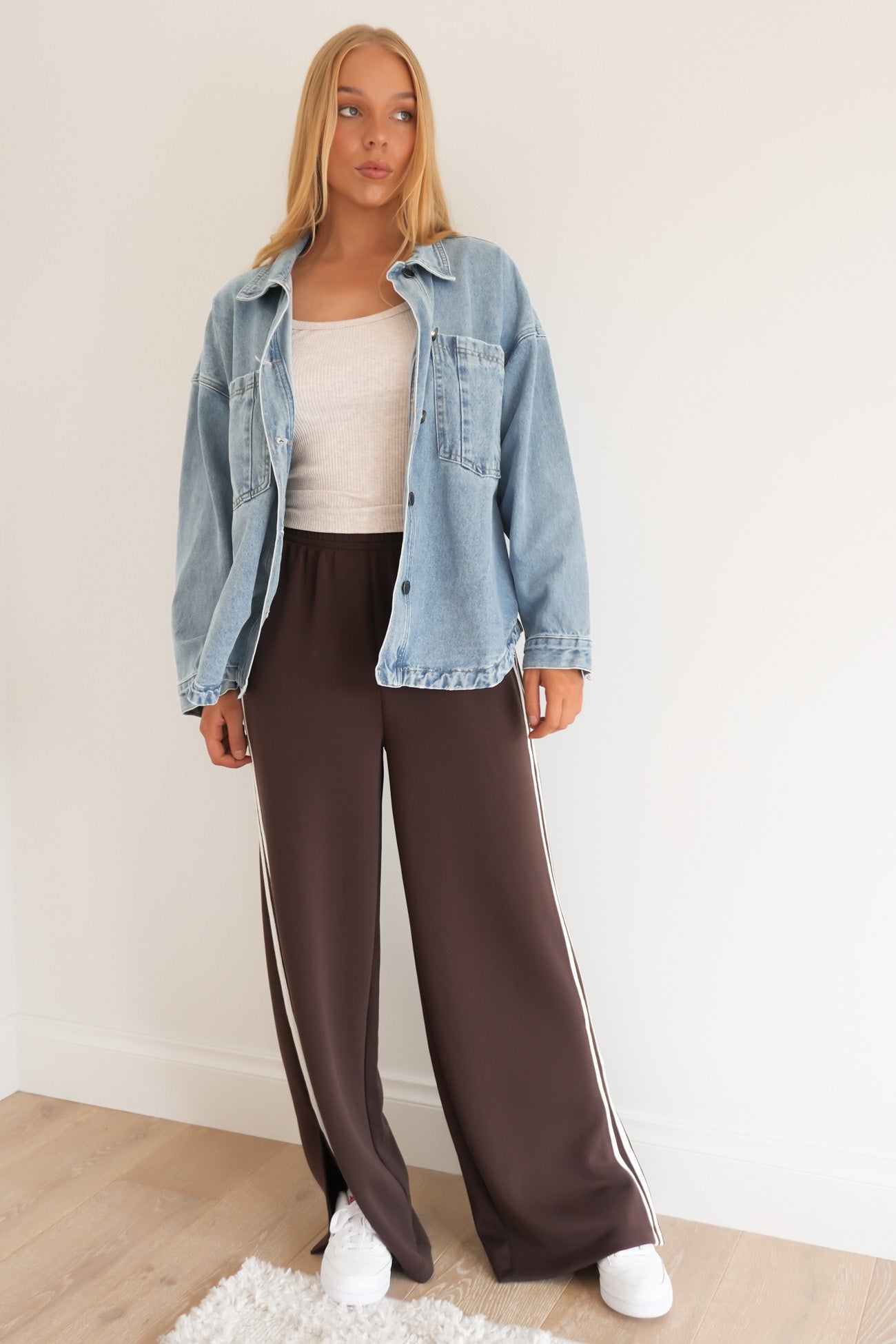 Dale Shacket Light Blue