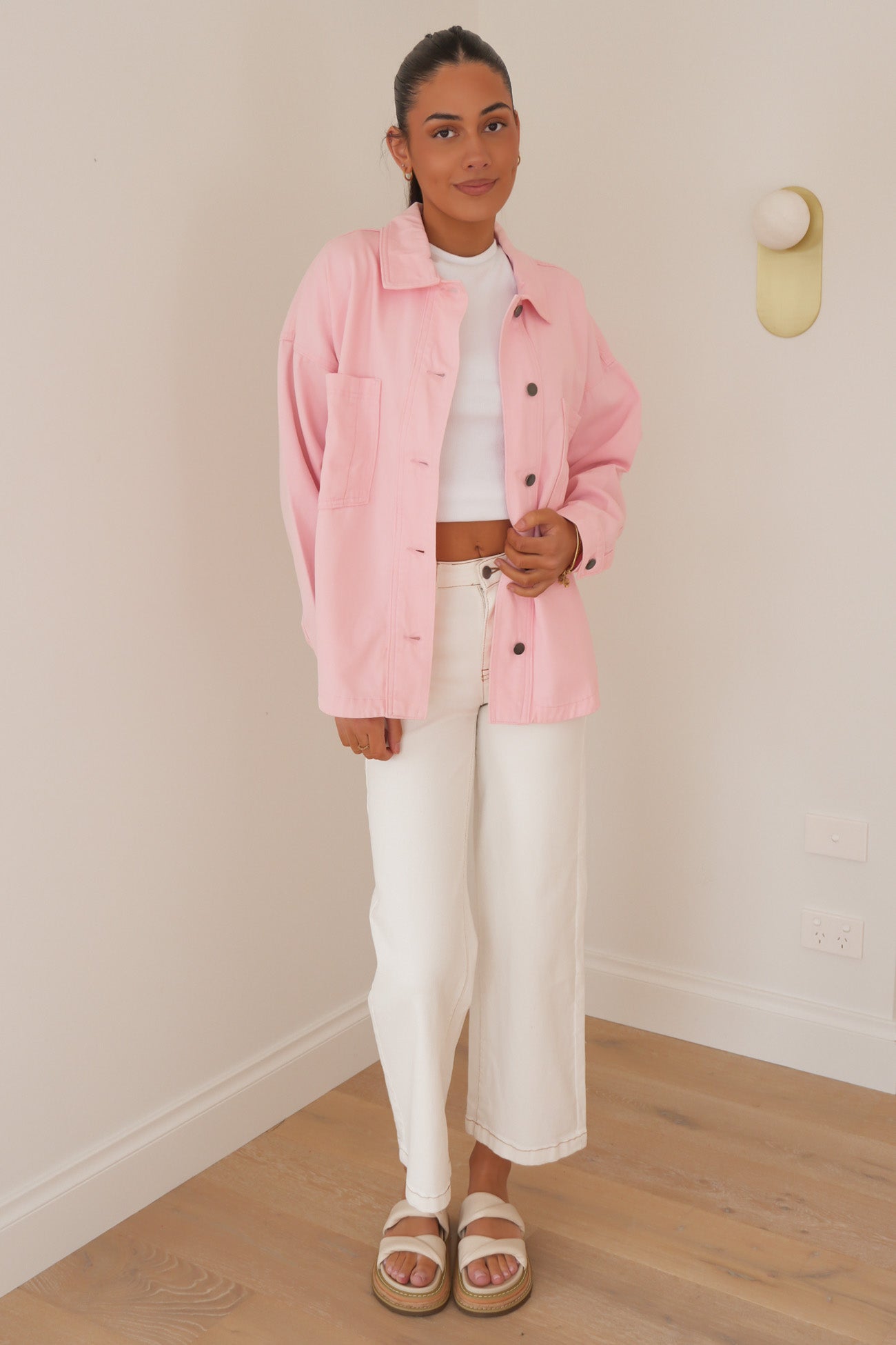 Dale Shacket Pink