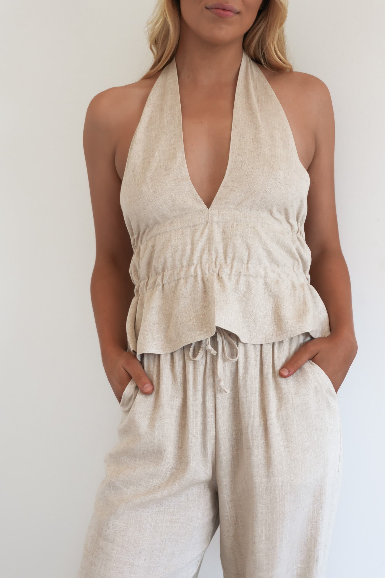 Damien Halter Top Beige