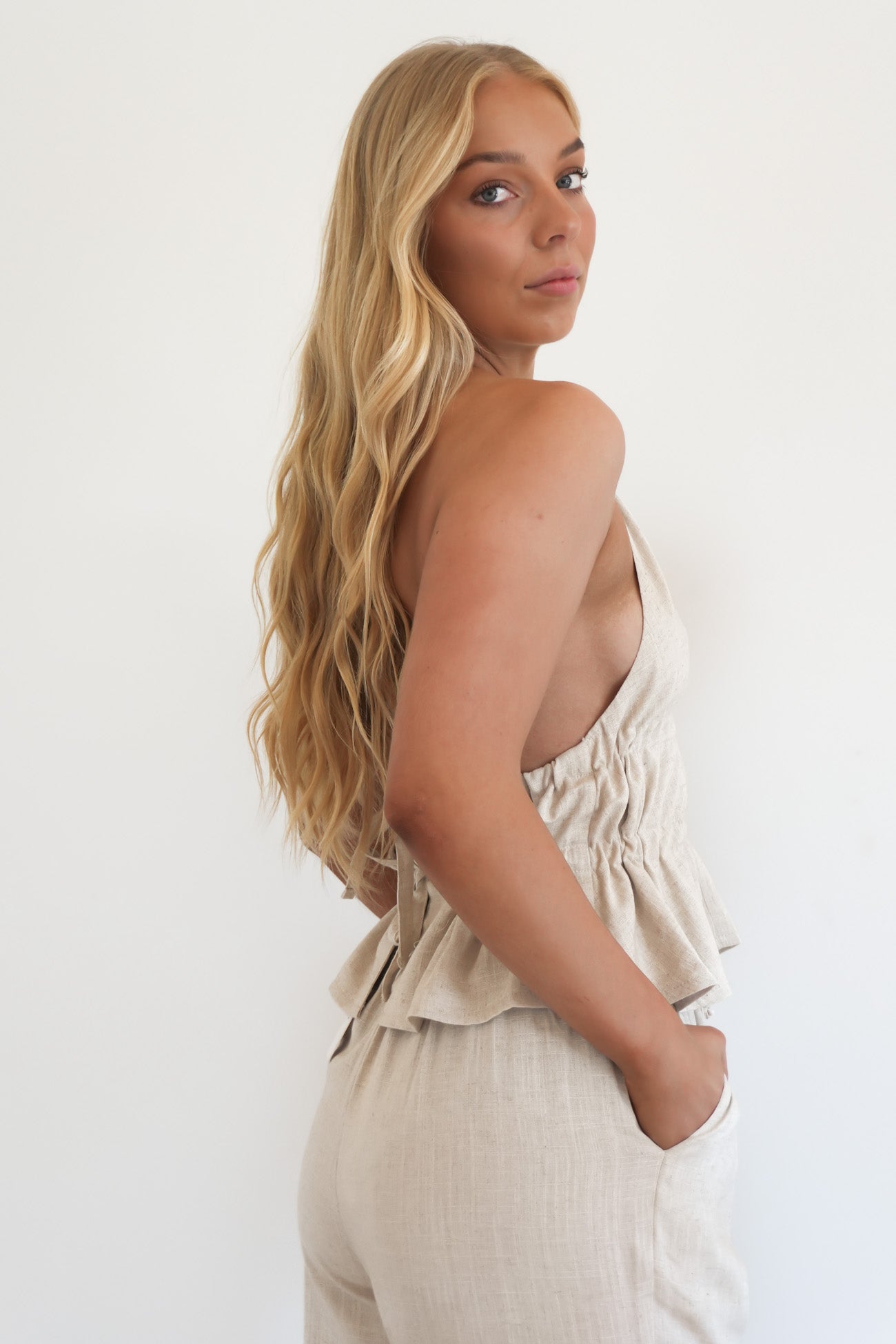 Damien Halter Top Beige