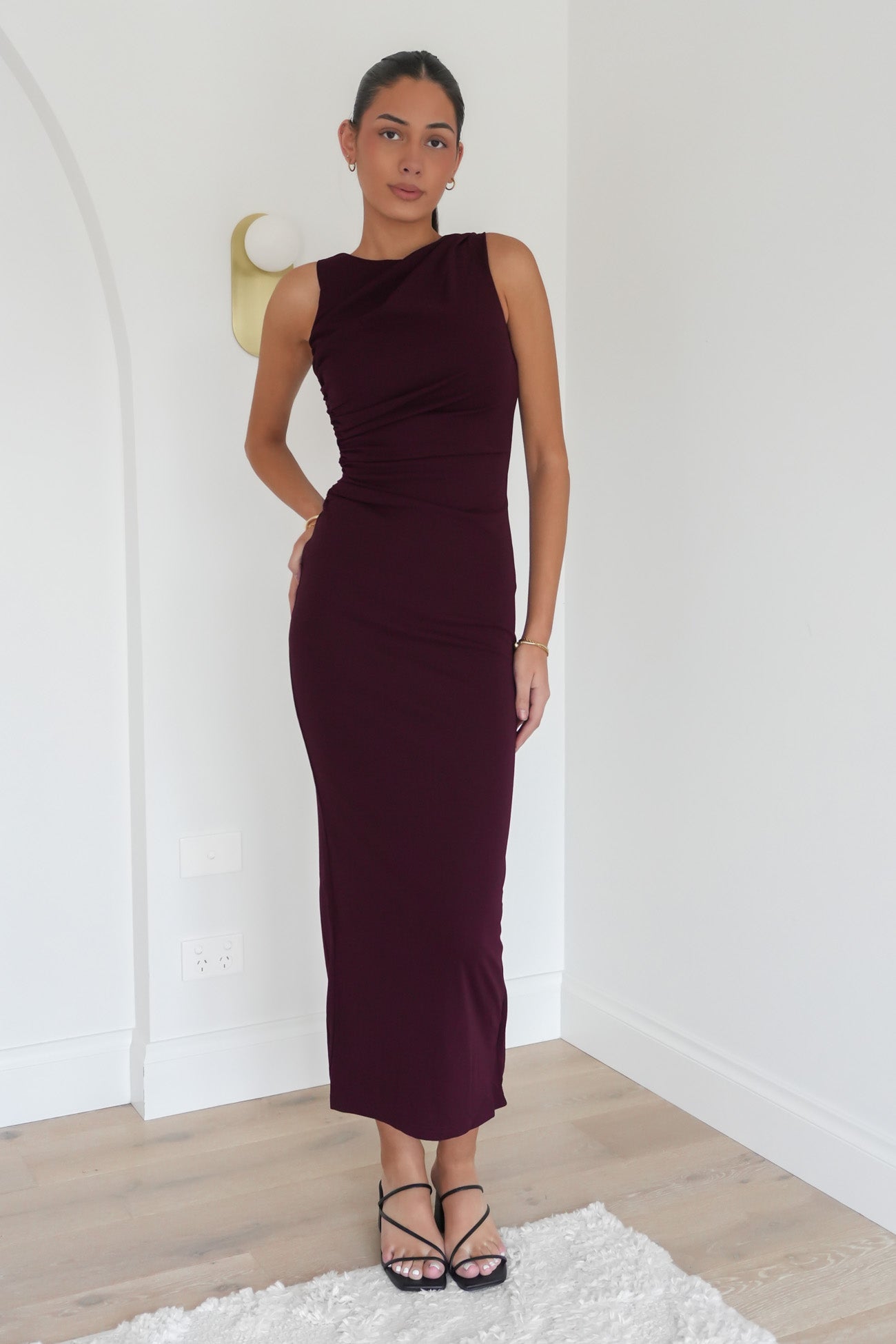 Darby Maxi Dress Plum