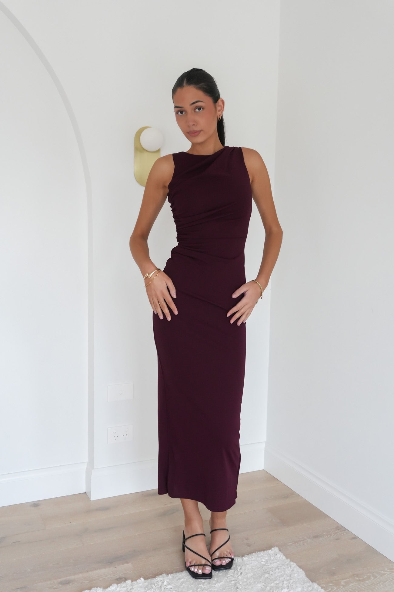 Darby Maxi Dress Plum