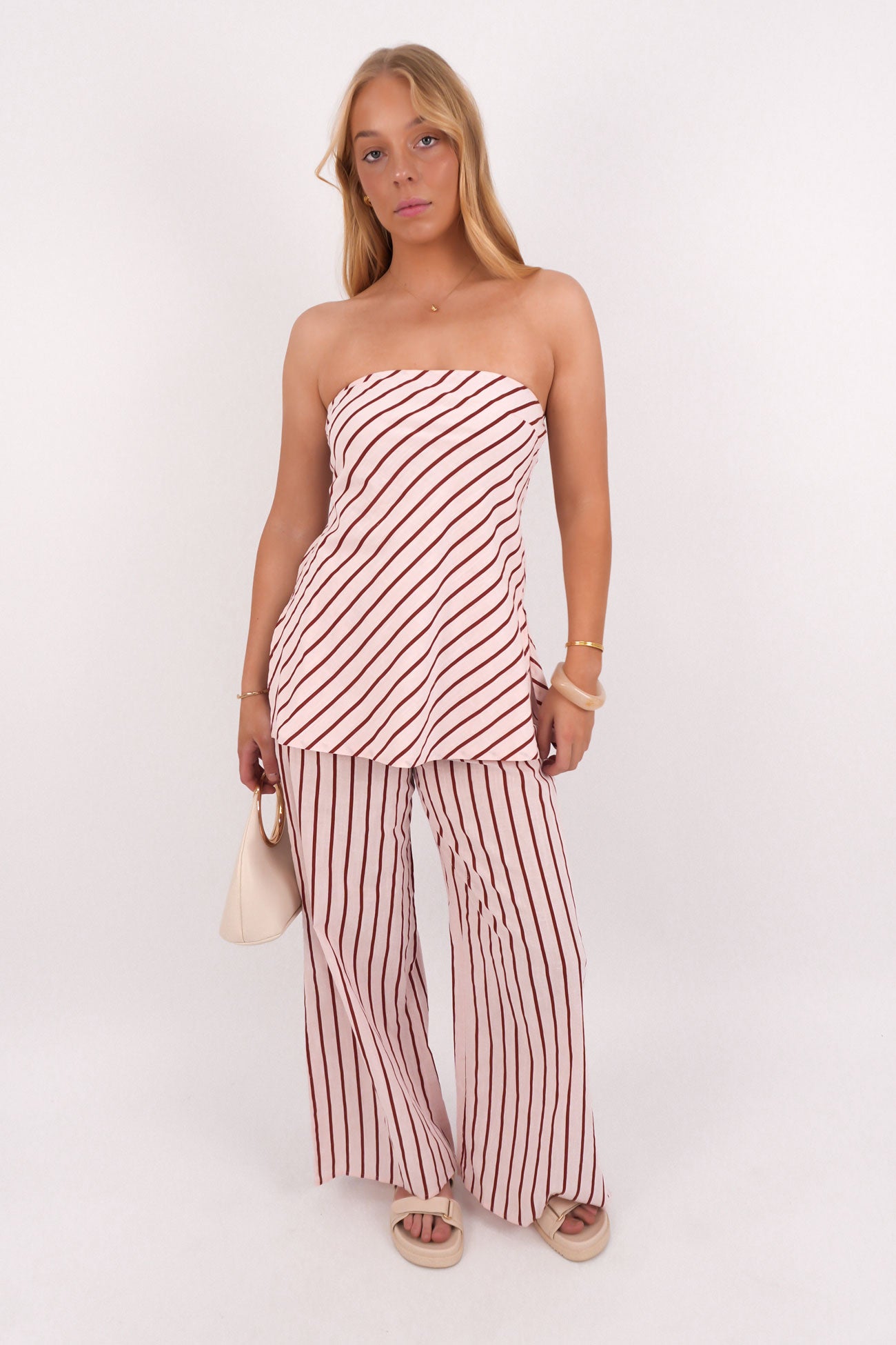 Darla Set Pink Stripe