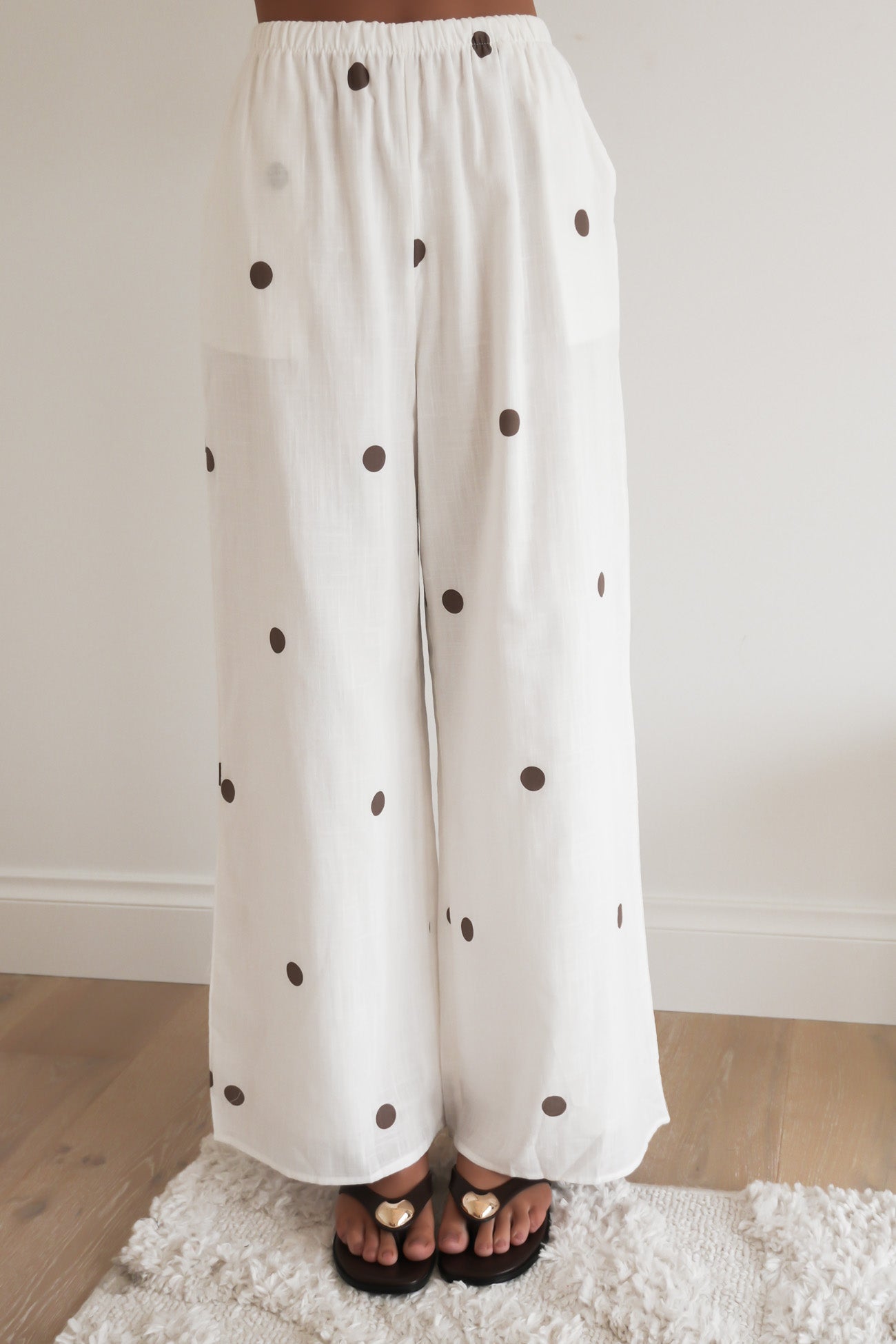 Darla Set White Polka Dot