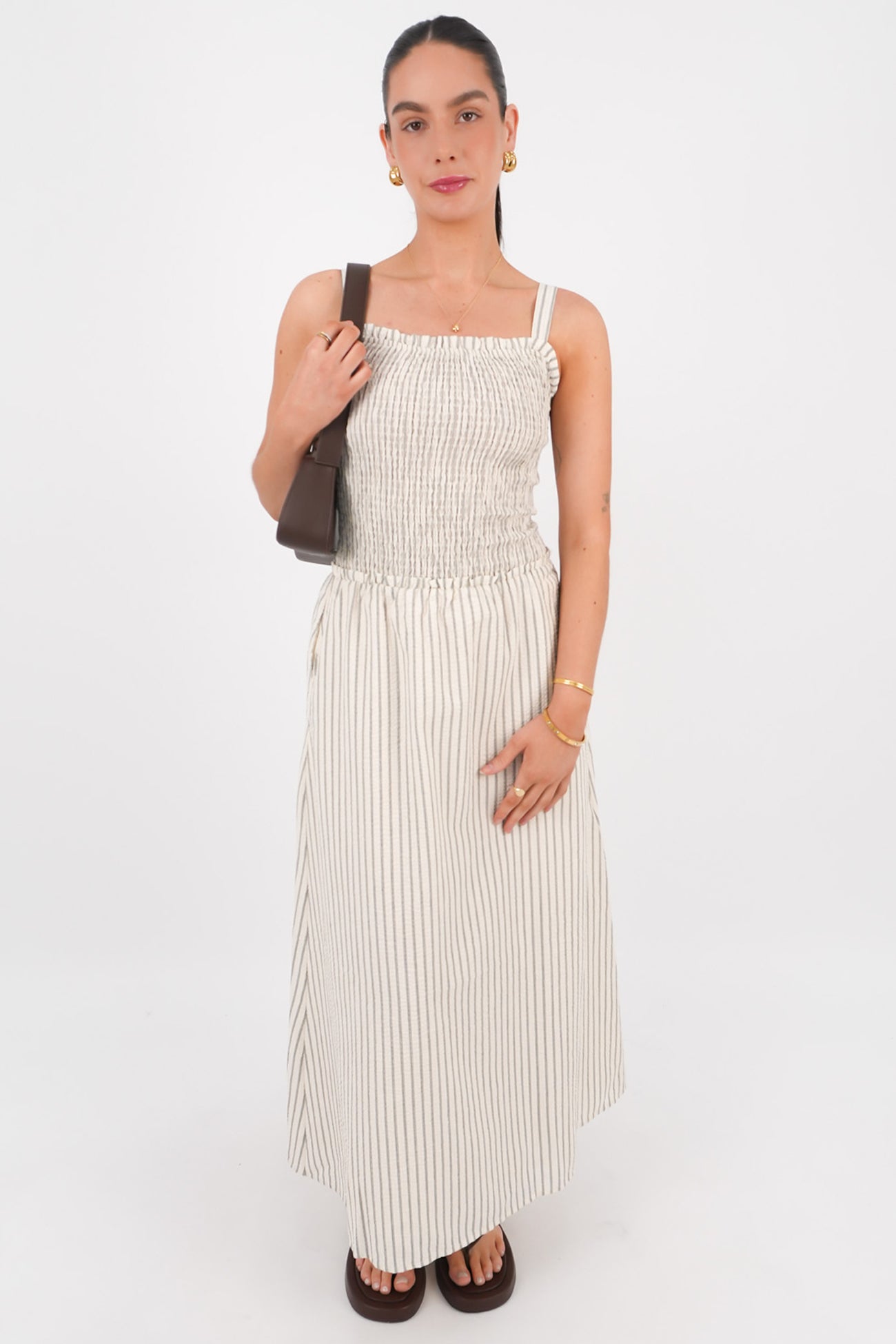 Daybreak Maxi Dress Vintage White