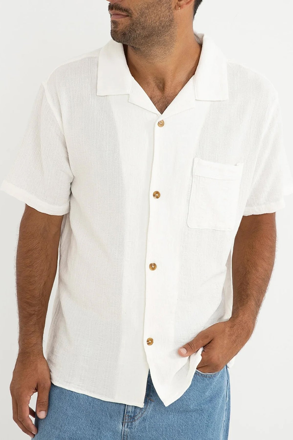 Daytona-Short-Sleeve-Shirt-White-3-