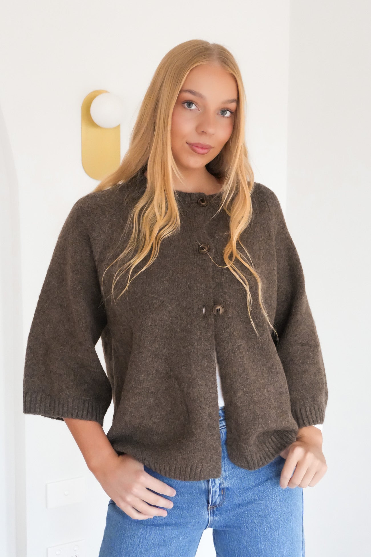 Demika Cardigan Chocolate