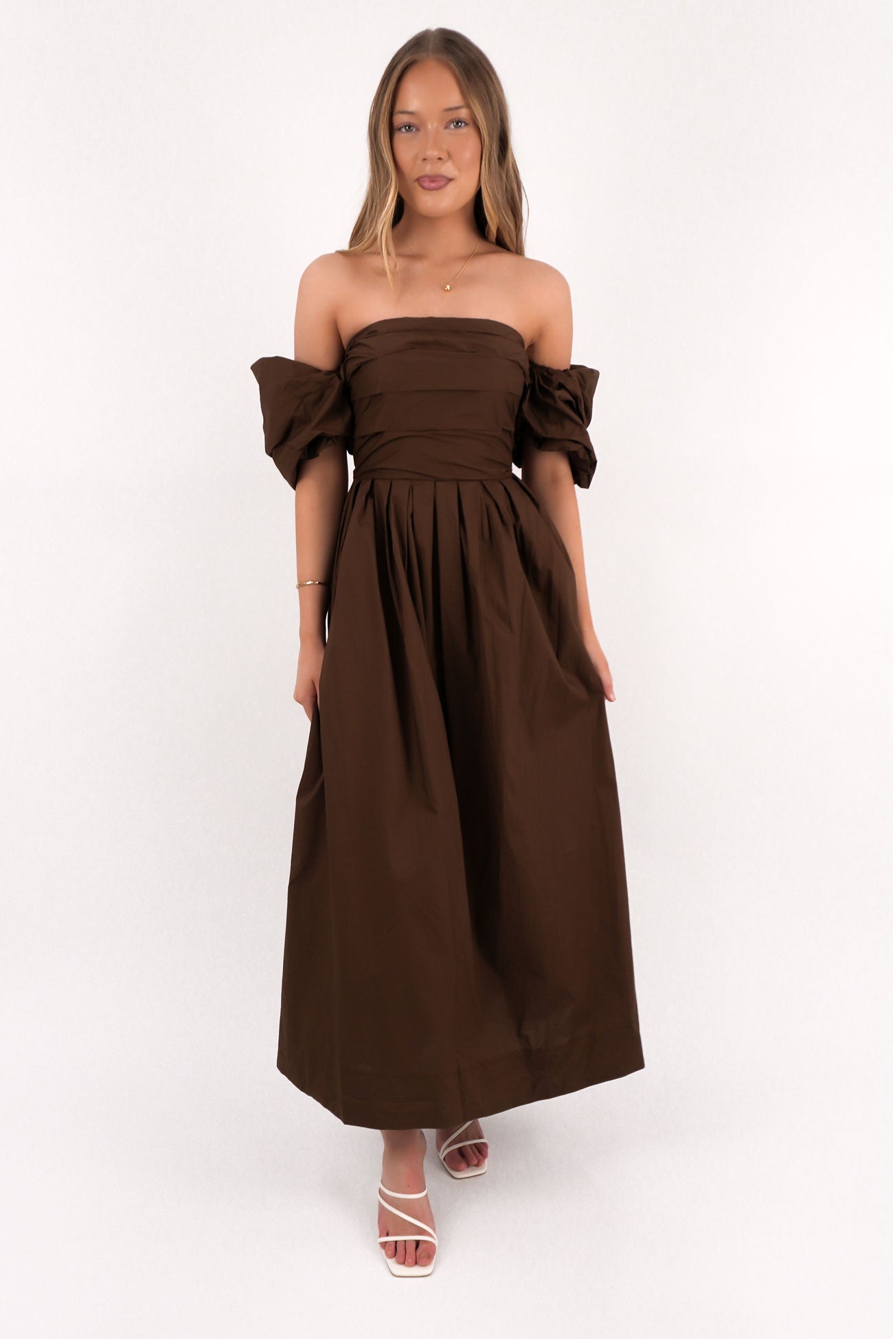 Dempsey Midi Dress Chocolate