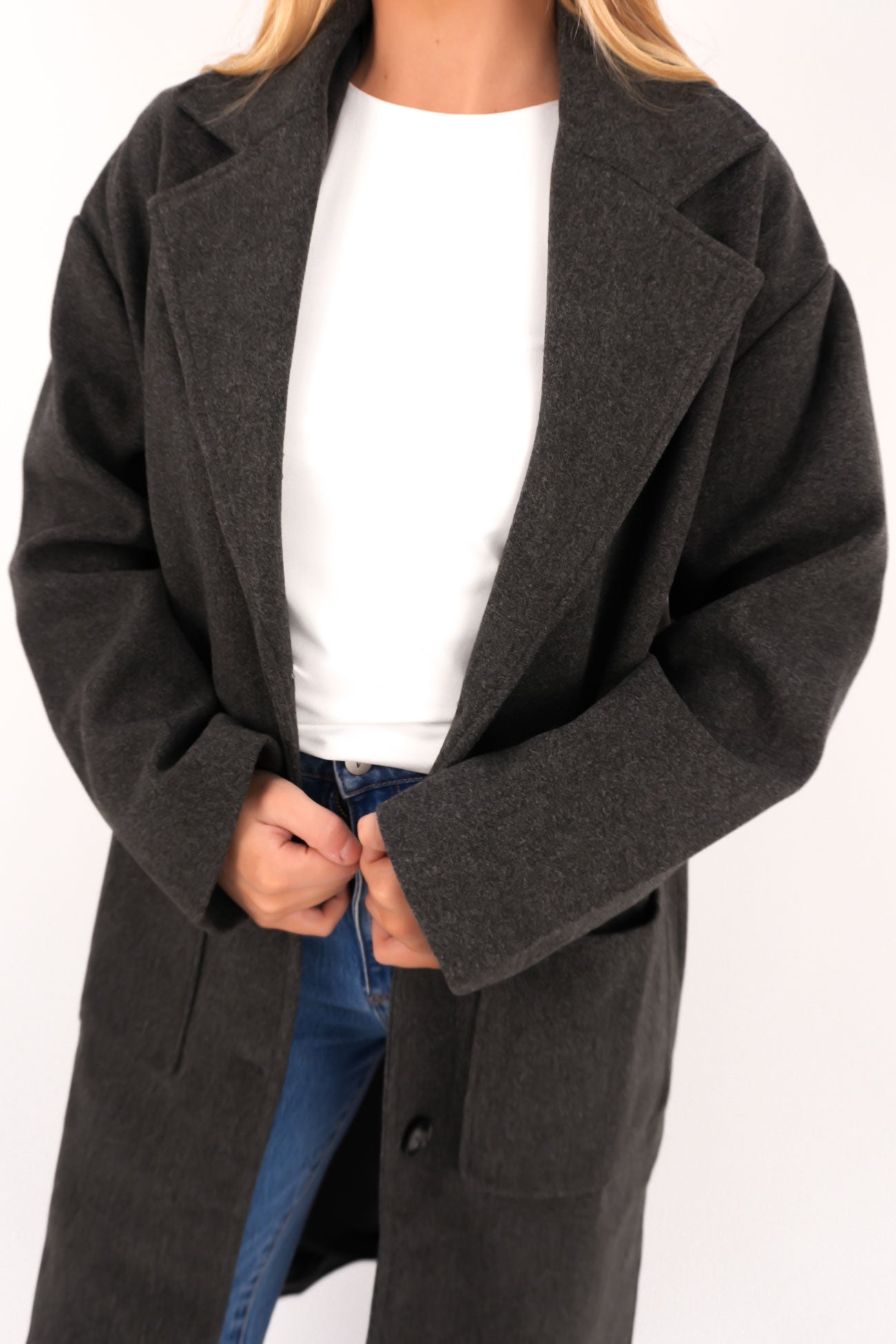 Dion Coat Charcoal