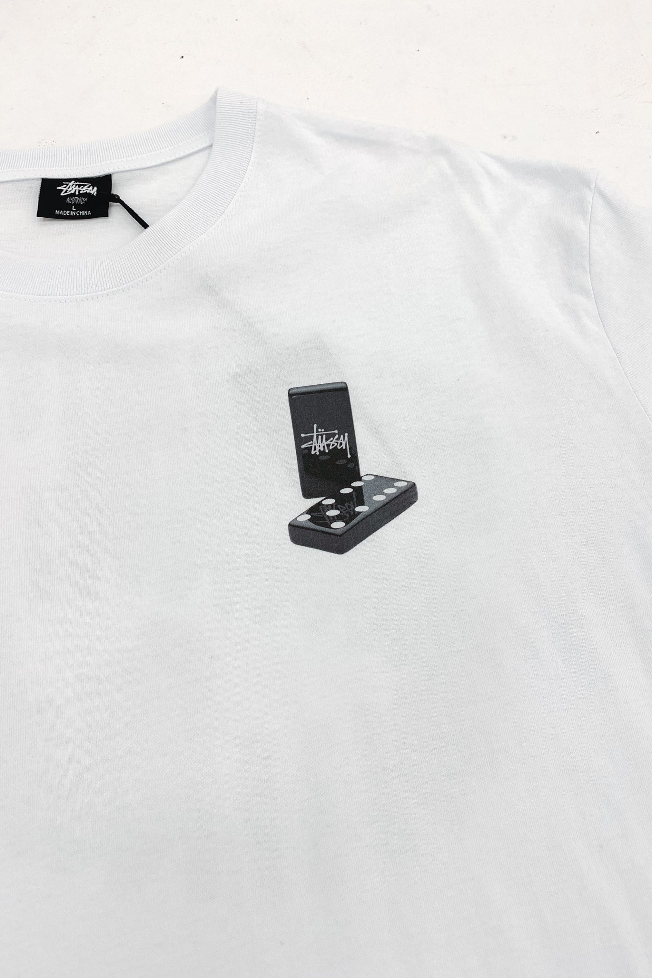 Dominoes Short Sleeve Tee White