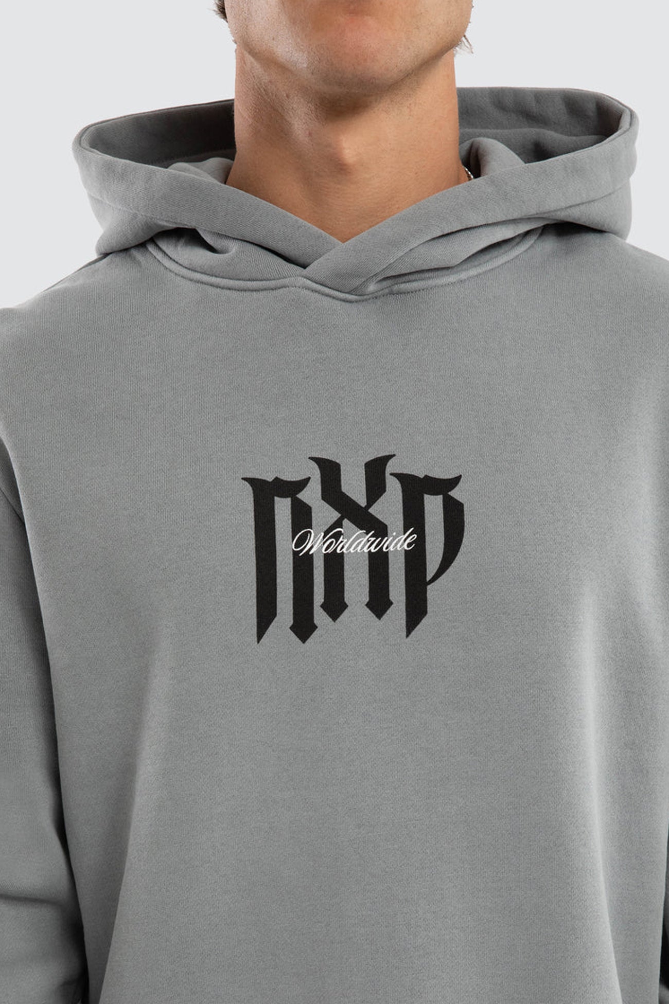 Draelith Dual Curved Hoodie Pigment Ultimate Grey