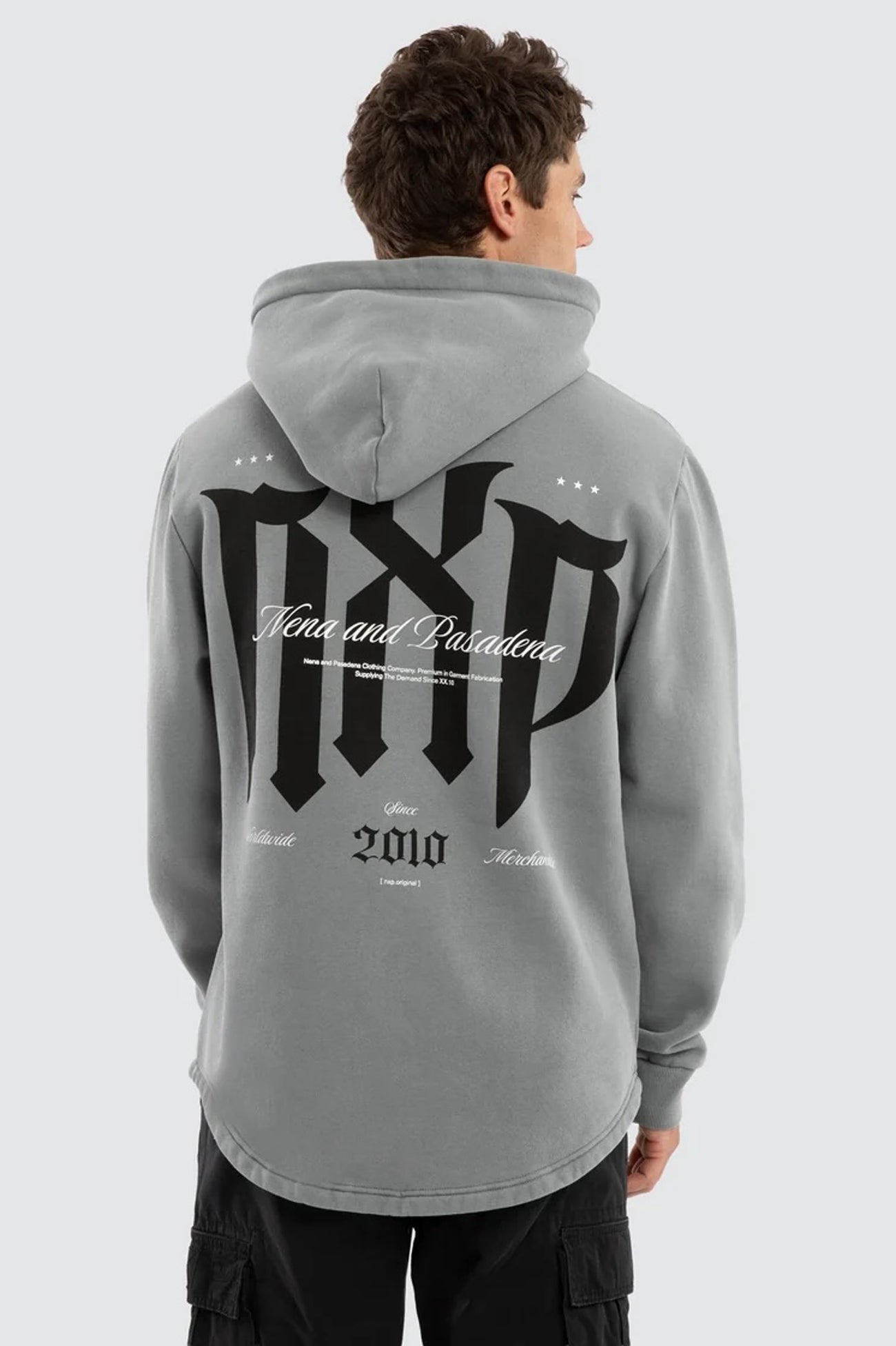 Draelith Dual Curved Hoodie Pigment Ultimate Grey