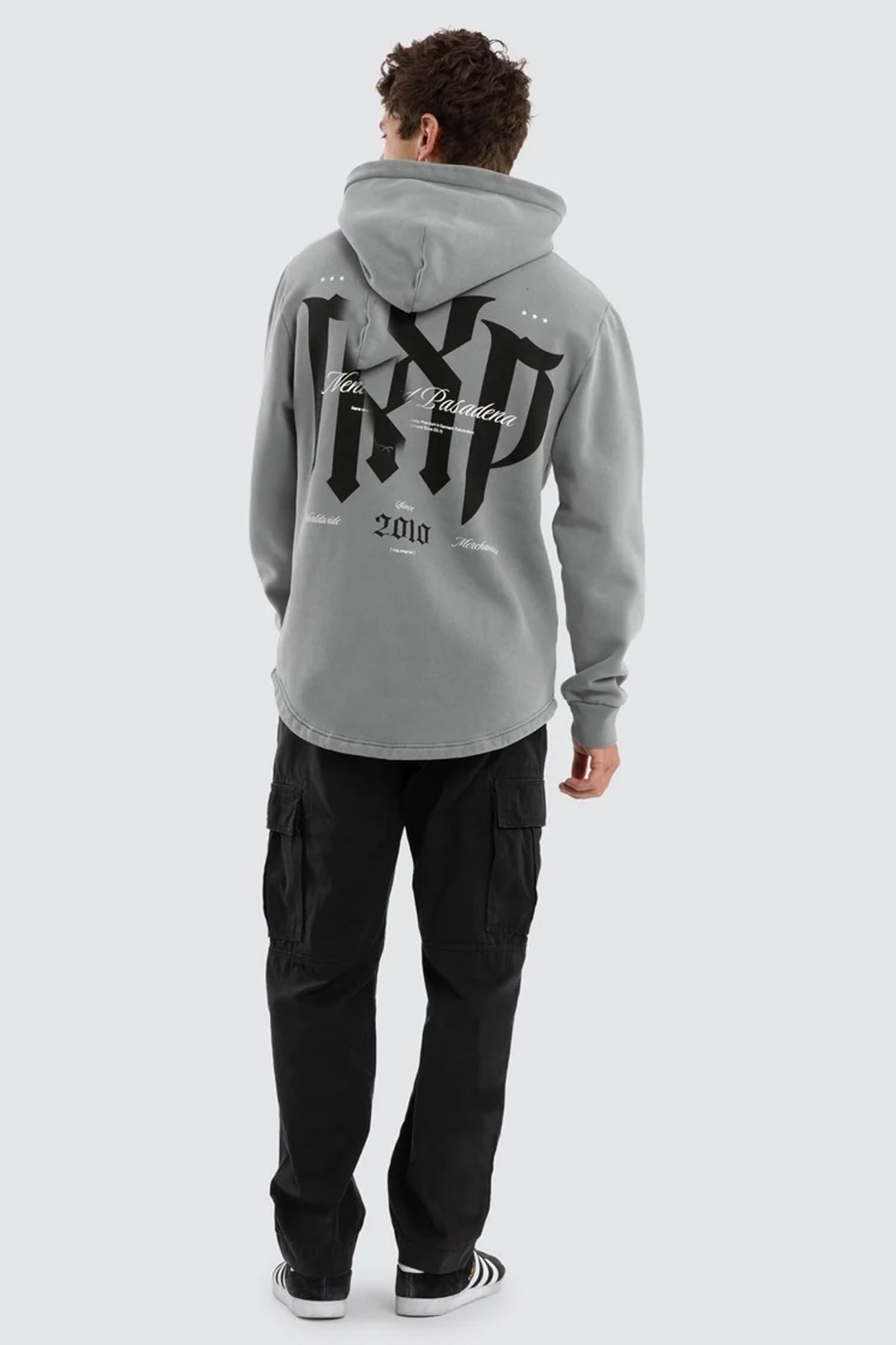 Draelith Dual Curved Hoodie Pigment Ultimate Grey