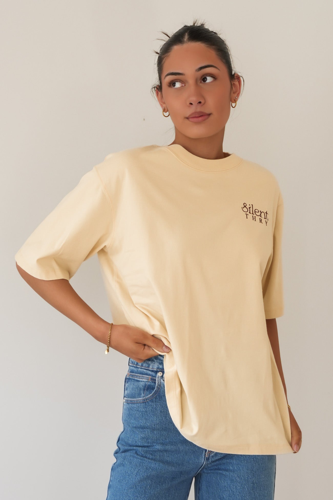 Dreams Oversized Tee Butter