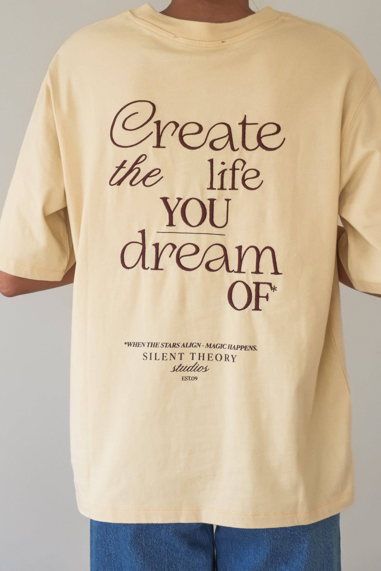 Dreams Oversized Tee Butter