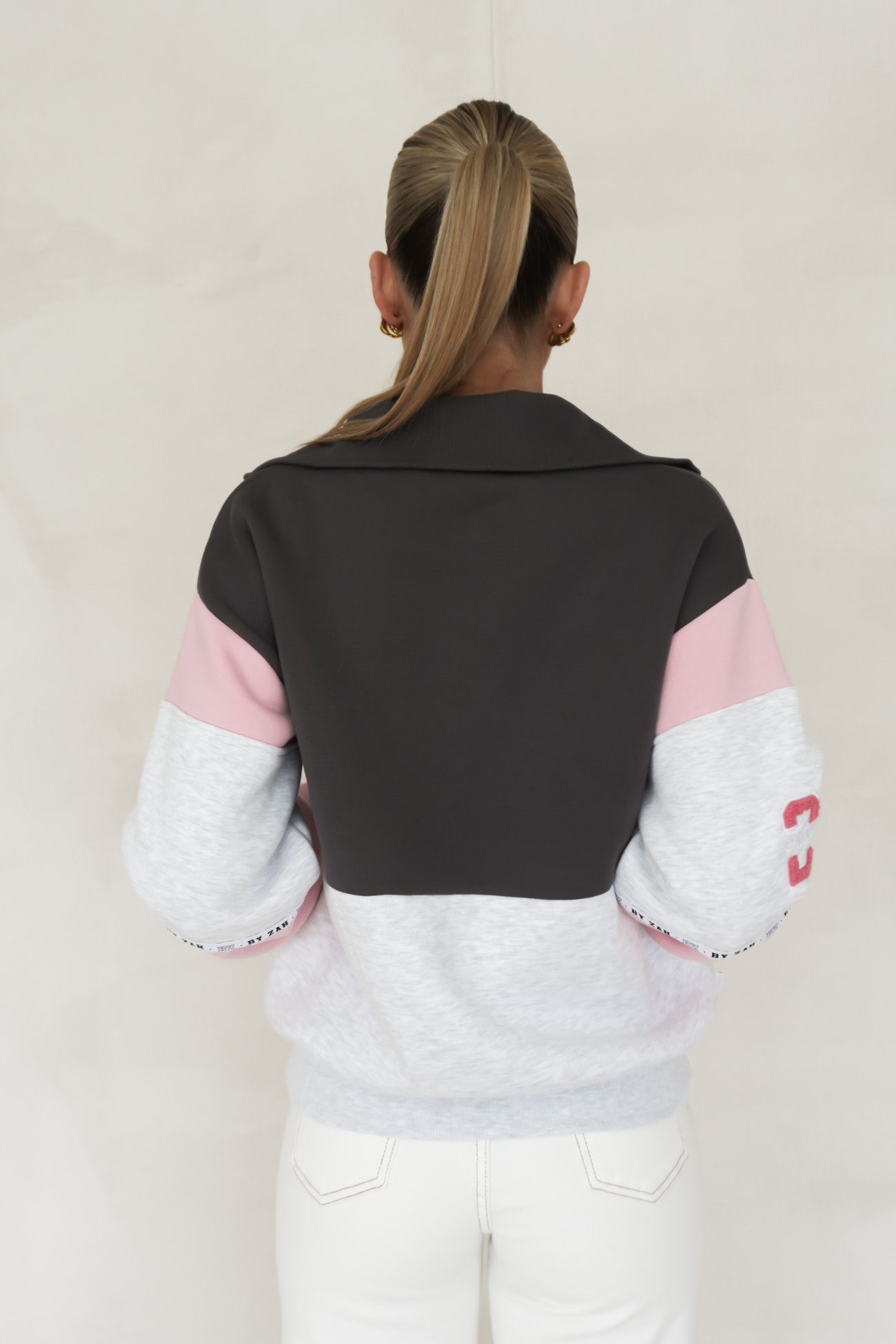 Easton Quarter Zip Pink